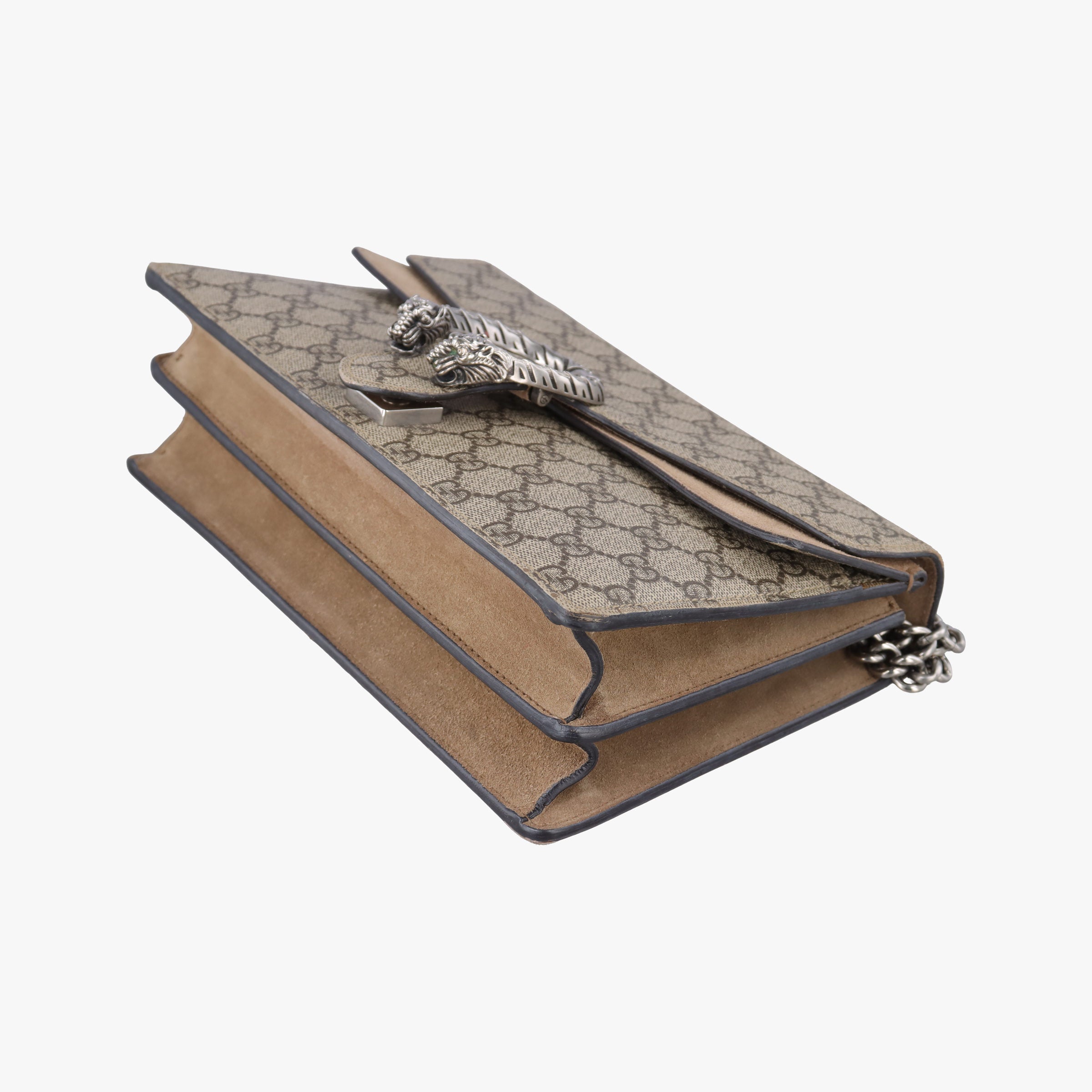 Pre-owned Gucci Dionysus Brown PVC coated canvas 400249 shoulderbag | stylenewstar