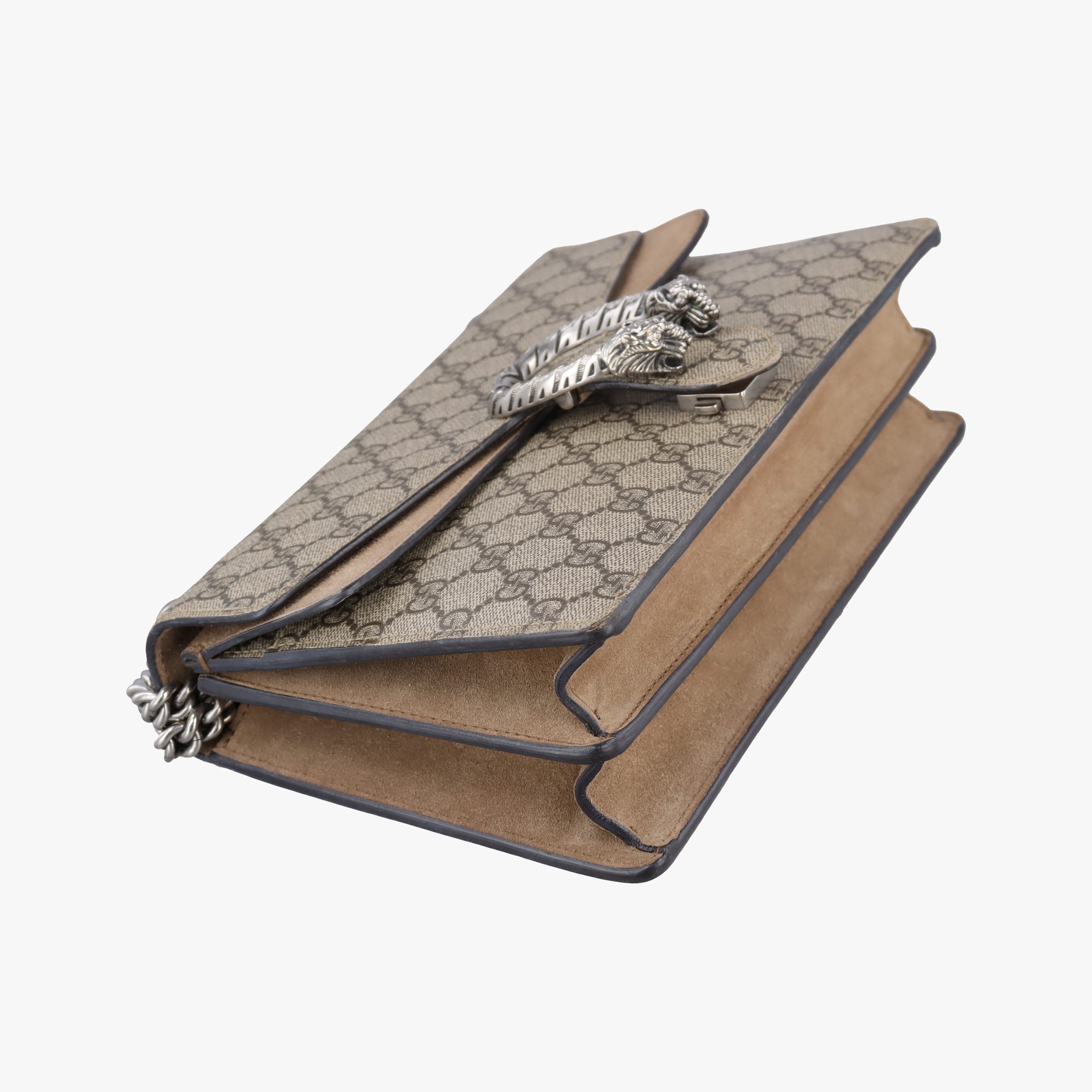 Pre-owned Gucci Dionysus Brown PVC coated canvas 400249 shoulderbag | stylenewstar