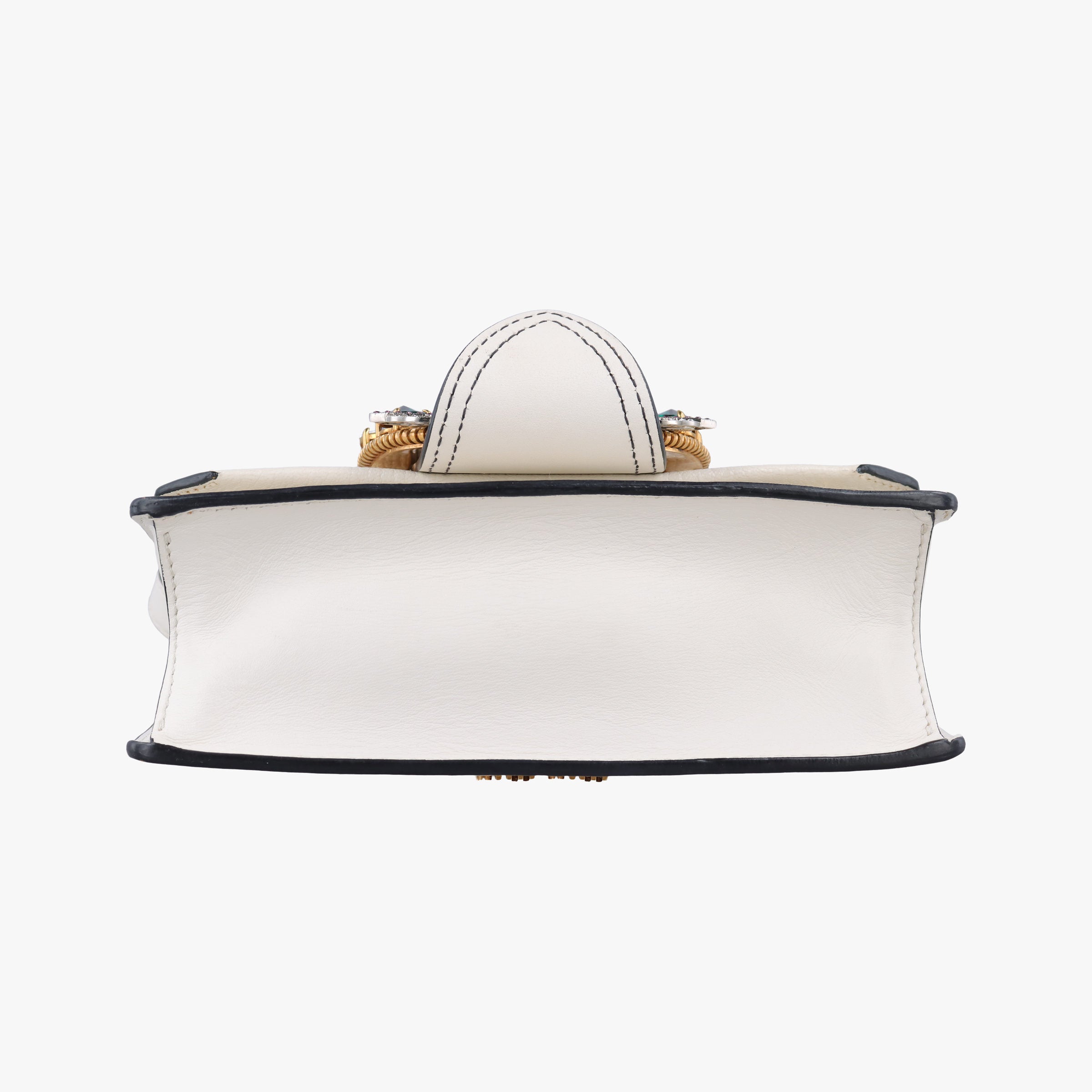 Vintage Miu Miu Miu Lady White Leather  shoulderbag | stylenewstar