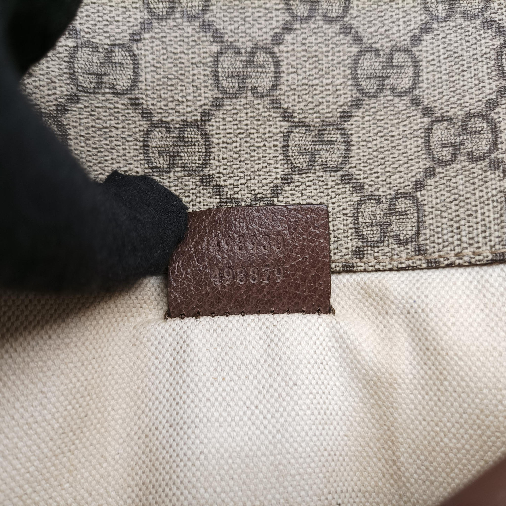 Vintage Gucci NEO VINTAGE GG Supreme Brown PVC coated canvas×Leather 493930 bum bag/waist bag | stylenewstar