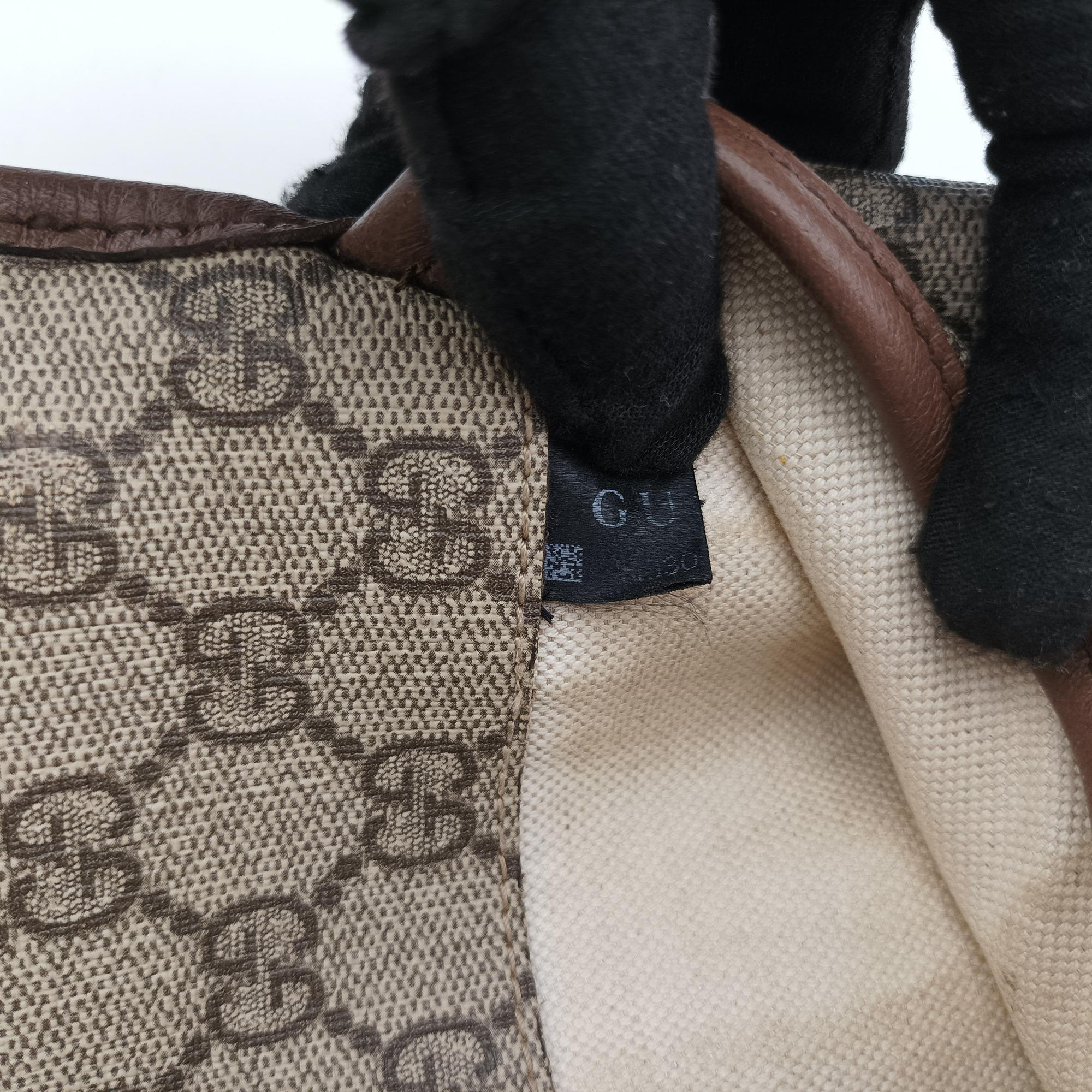 Vintage Gucci NEO VINTAGE GG Supreme Brown PVC coated canvas×Leather 493930 bum bag/waist bag | stylenewstar