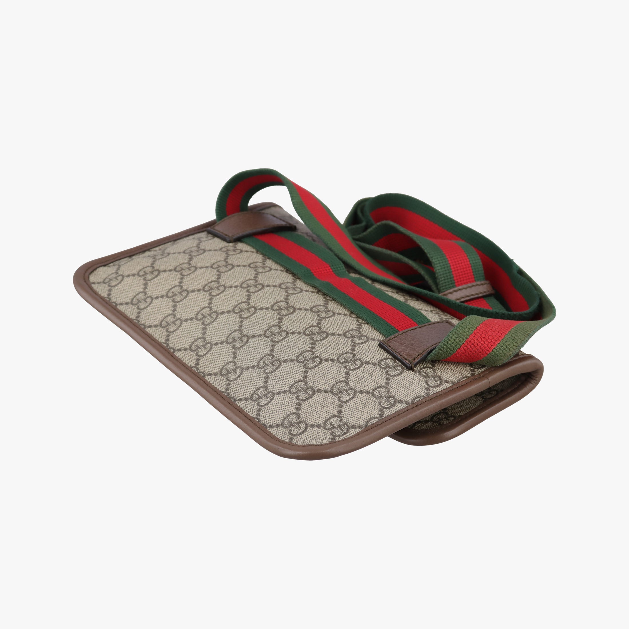Vintage Gucci NEO VINTAGE GG Supreme Brown PVC coated canvas×Leather 493930 bum bag/waist bag | stylenewstar