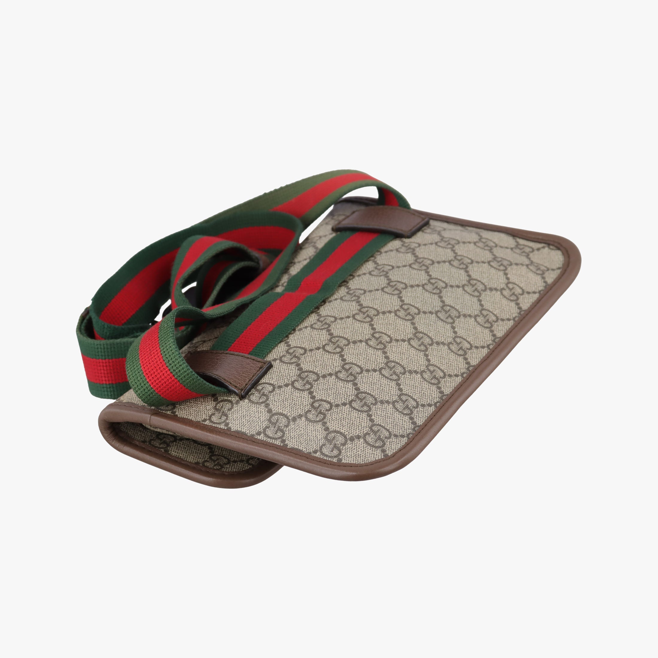 Vintage Gucci NEO VINTAGE GG Supreme Brown PVC coated canvas×Leather 493930 bum bag/waist bag | stylenewstar