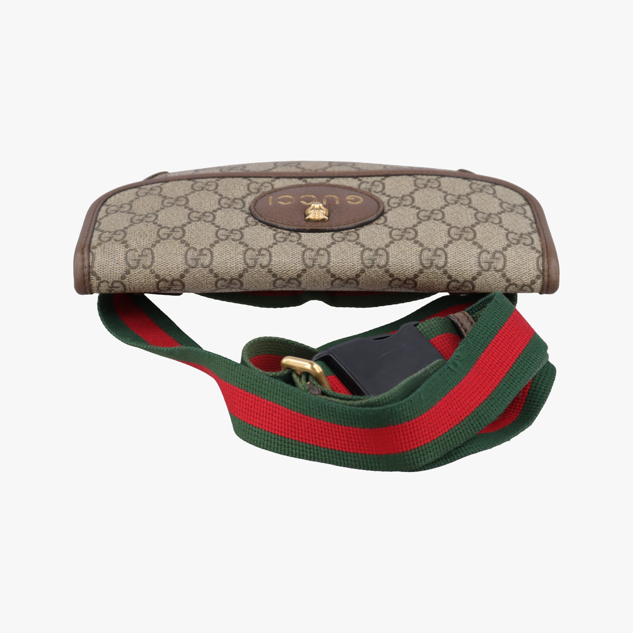 Vintage Gucci NEO VINTAGE GG Supreme Brown PVC coated canvas×Leather 493930 bum bag/waist bag | stylenewstar