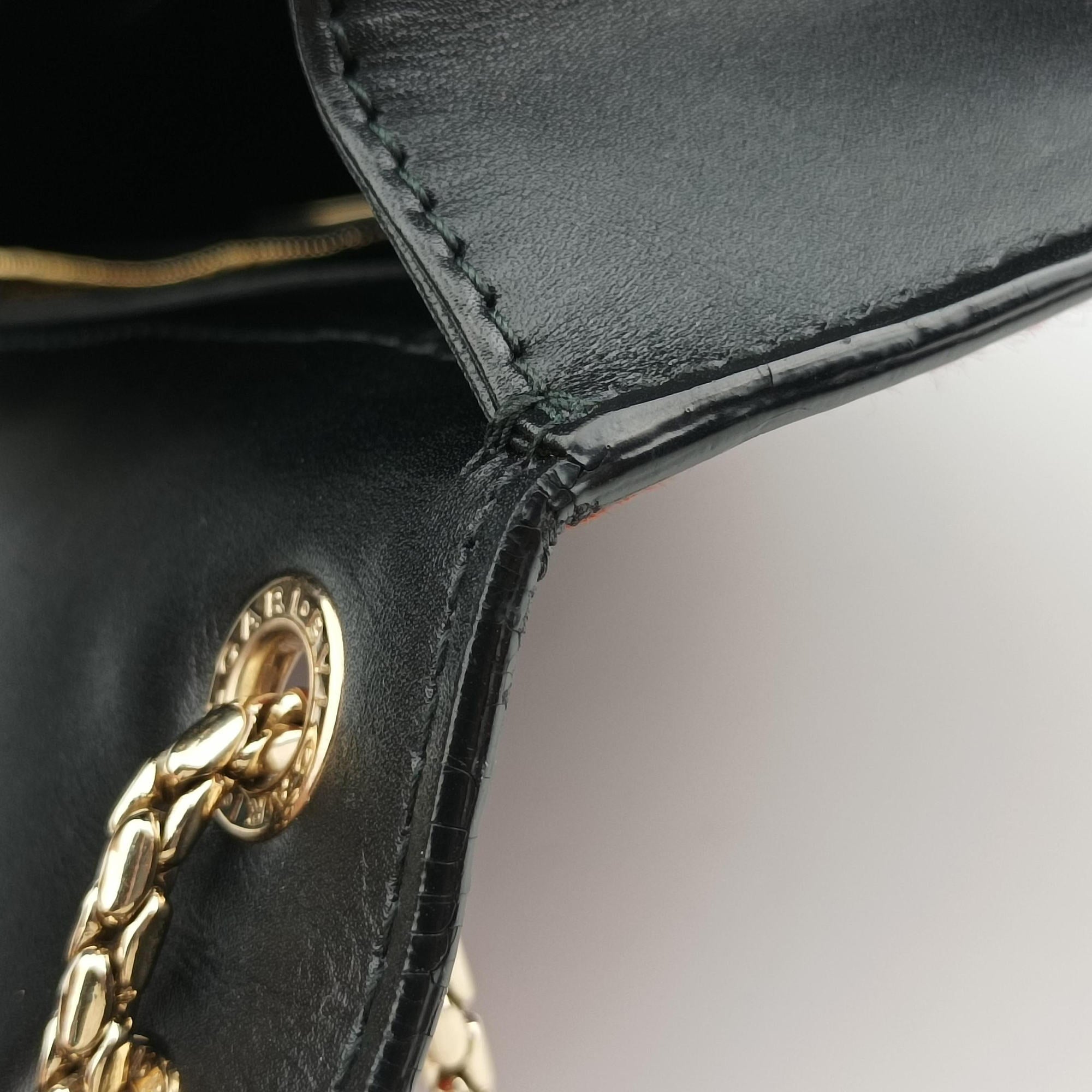 Secondhand Bvlgari Serpenti Orange×Pink×Bordeaux Pony Hair  shoulderbag | stylenewstar