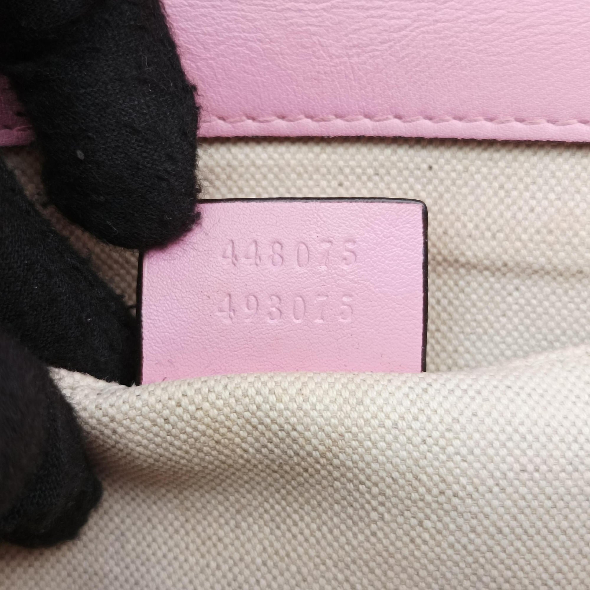 Pre-owned Gucci Dionysus Pink×navy×red Leather 448075 shoulderbag | stylenewstar
