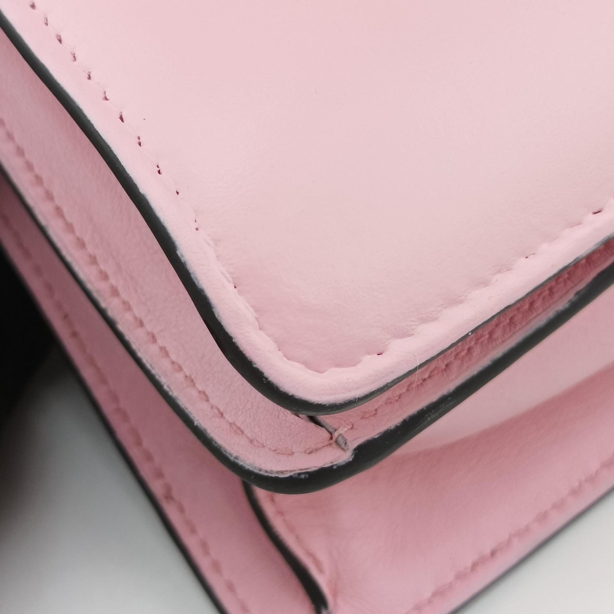 Pre-owned Gucci Dionysus Pink×navy×red Leather 448075 shoulderbag | stylenewstar