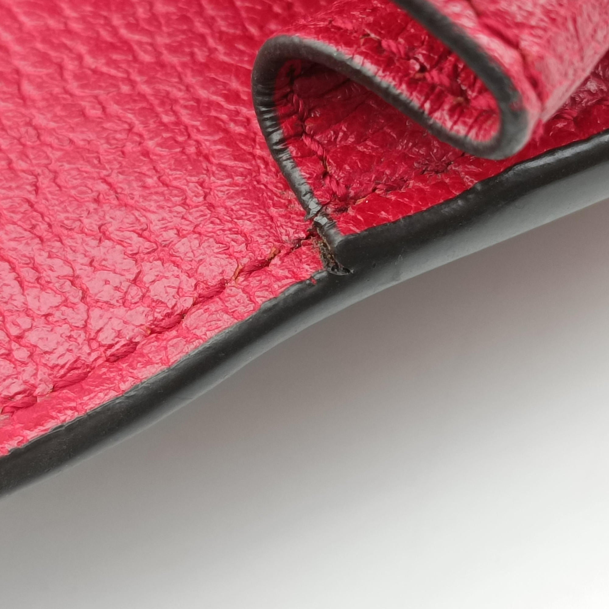 Pre-owned Gucci Queen Margaret Beige×Red×Navy PVC coated canvas×leather 476079 shoulderbag | stylenewstar