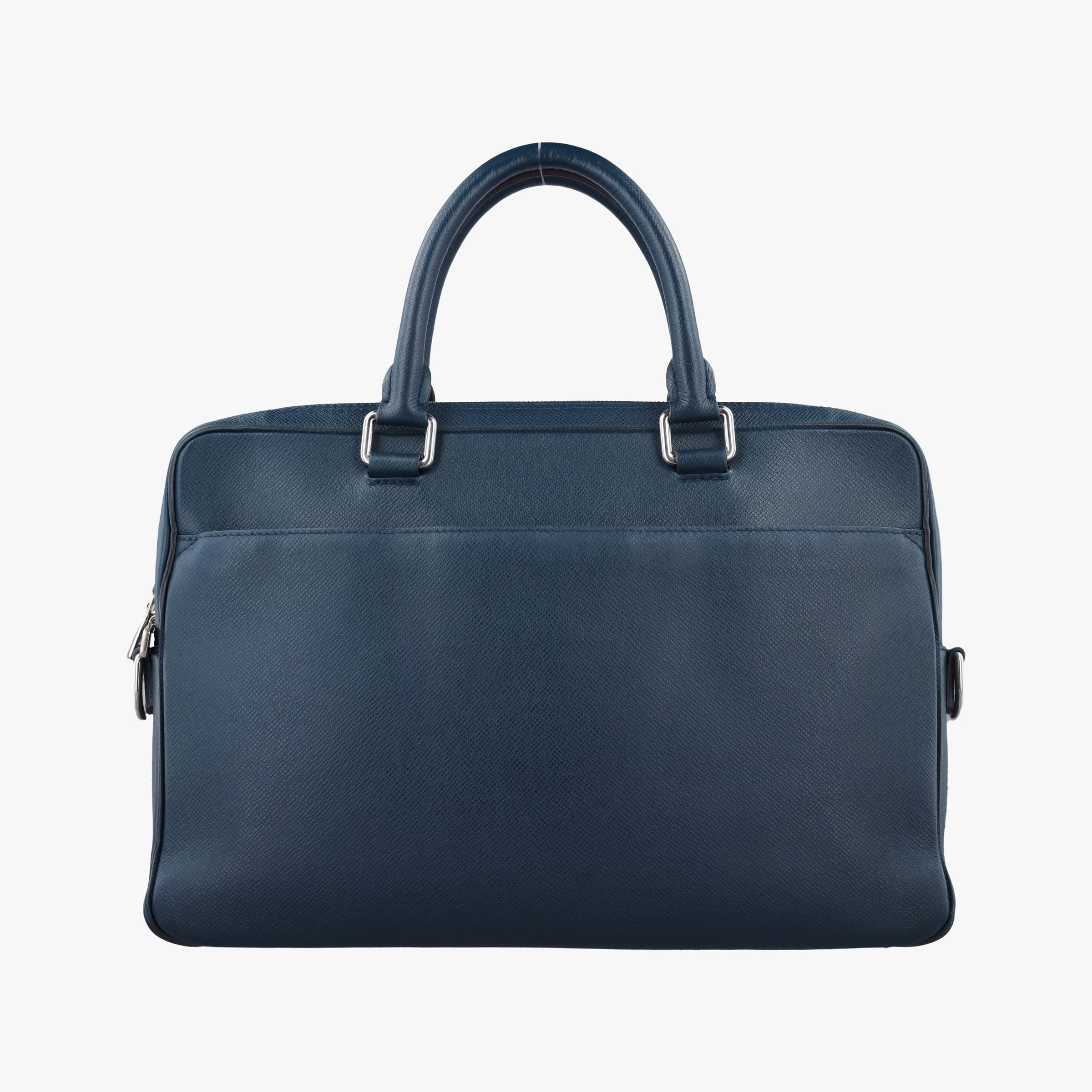 Vintage Louis Vuitton Porto Document Business MM Ocean Blue Taiga M32705 handbag | stylenewstar