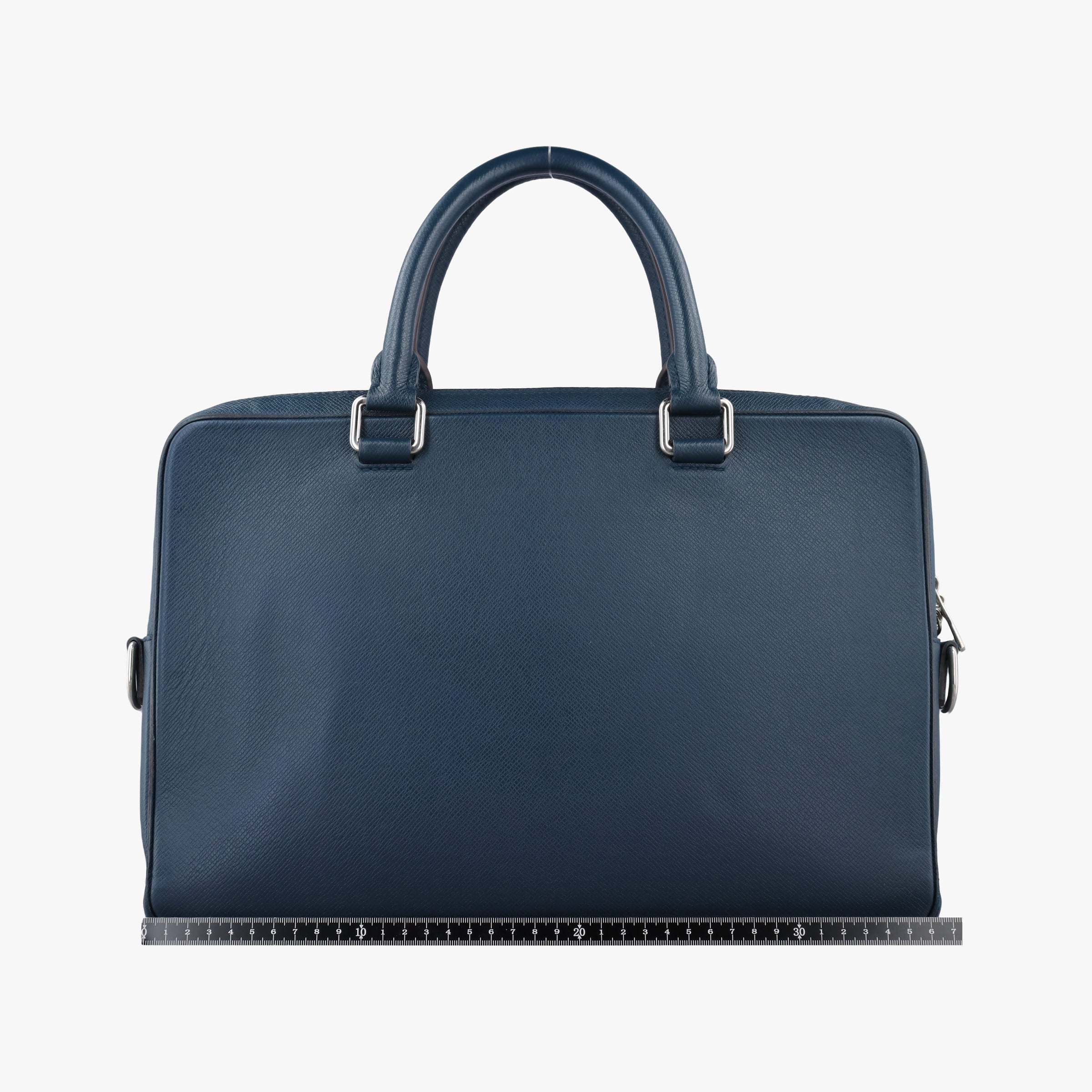 Vintage Louis Vuitton Porto Document Business MM Ocean Blue Taiga M32705 handbag | stylenewstar