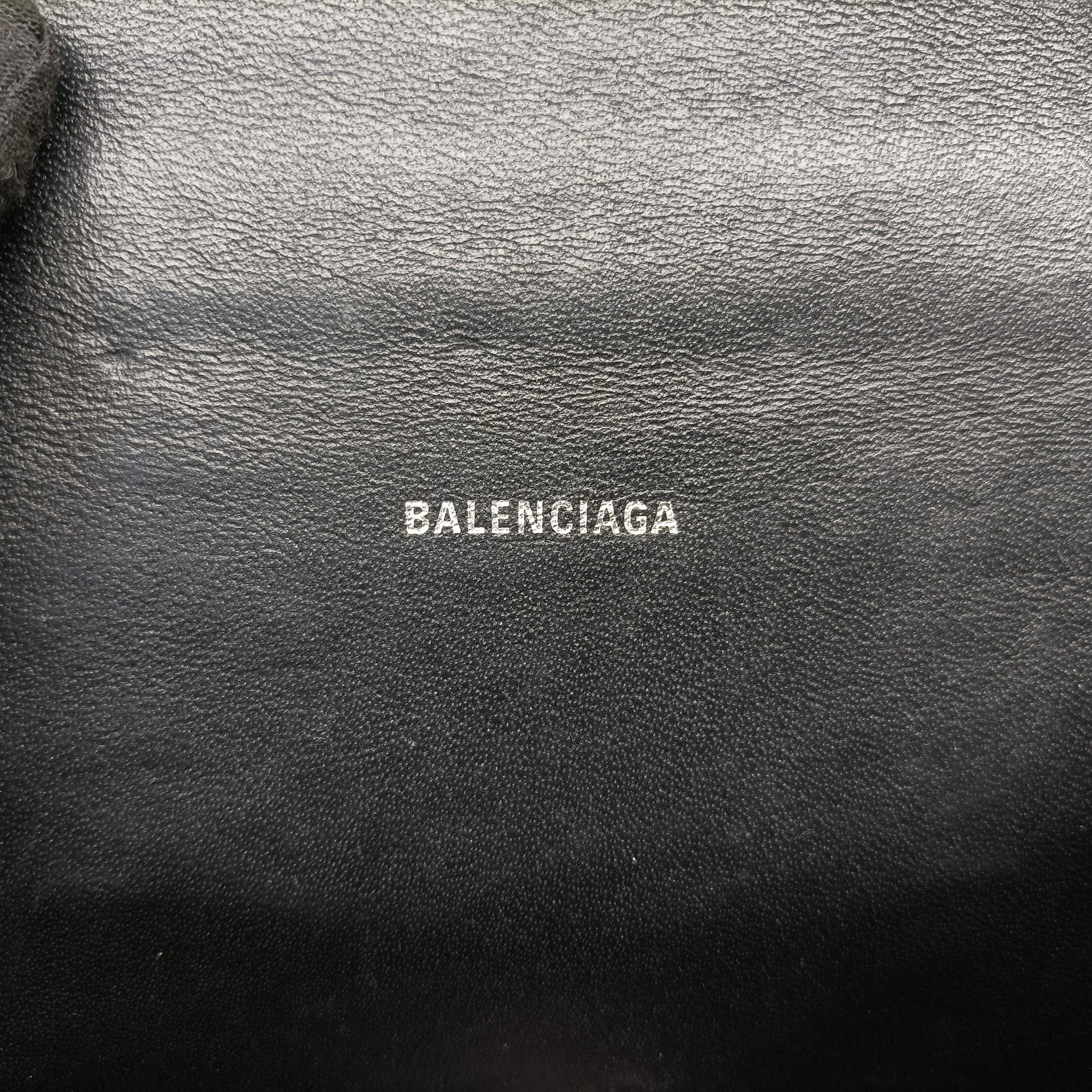 Secondhand Balenciaga Hourglass XS Silver leather  shoulderbag | stylenewstar