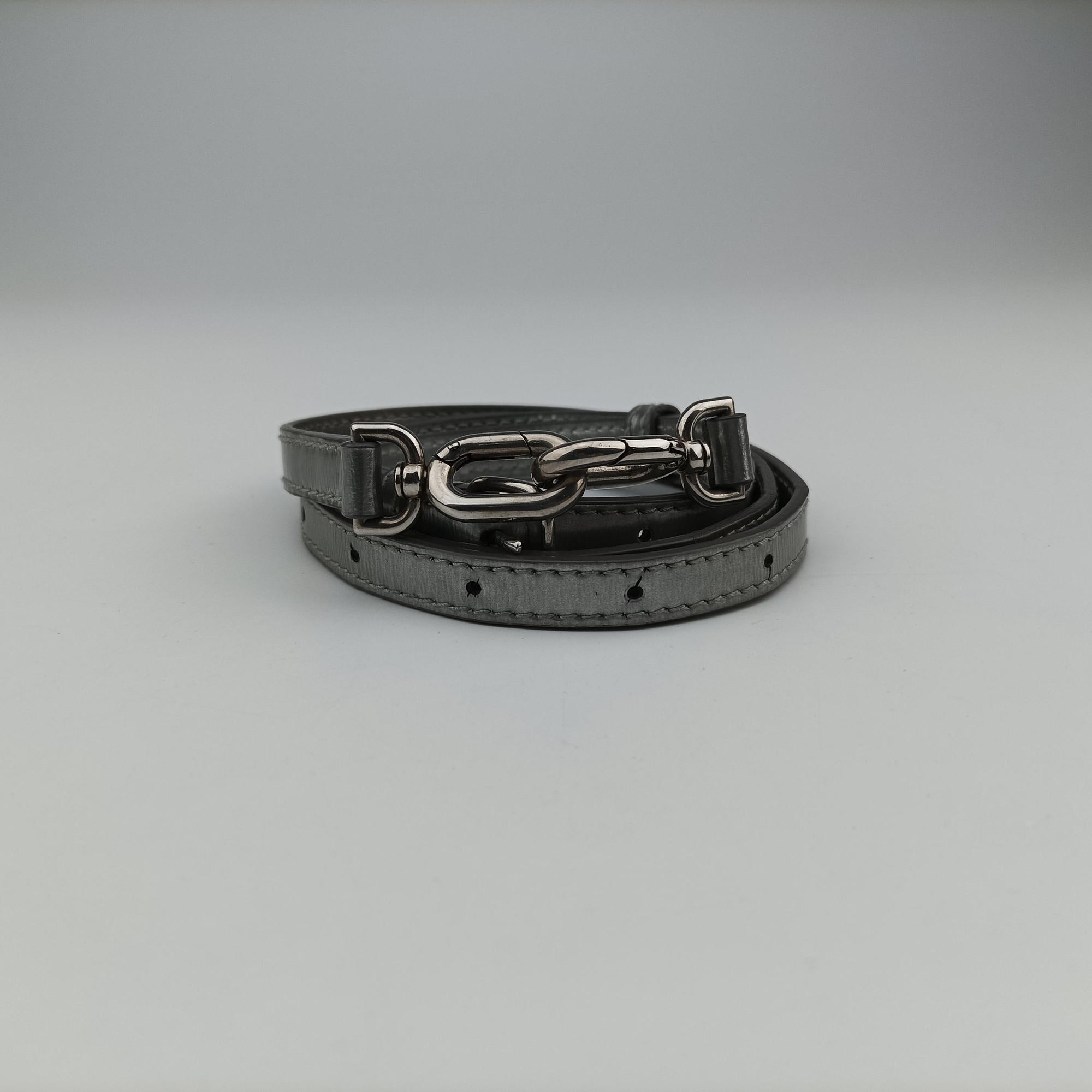 Secondhand Balenciaga Hourglass XS Silver leather  shoulderbag | stylenewstar