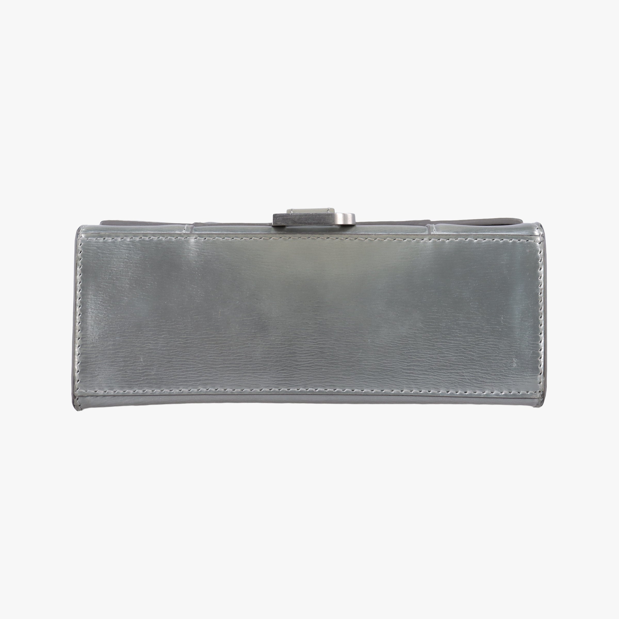 Secondhand Balenciaga Hourglass XS Silver leather  shoulderbag | stylenewstar