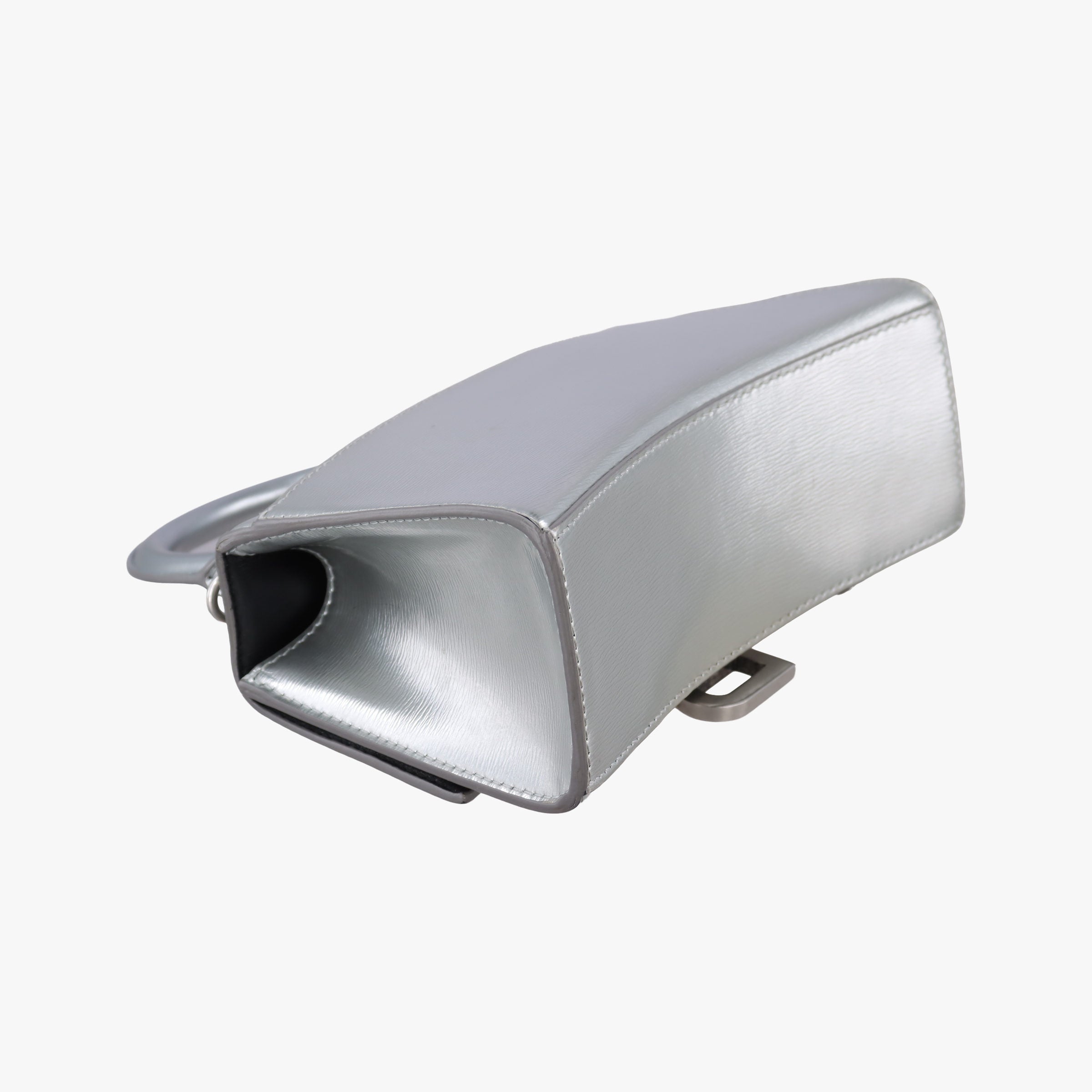 Secondhand Balenciaga Hourglass XS Silver leather  shoulderbag | stylenewstar