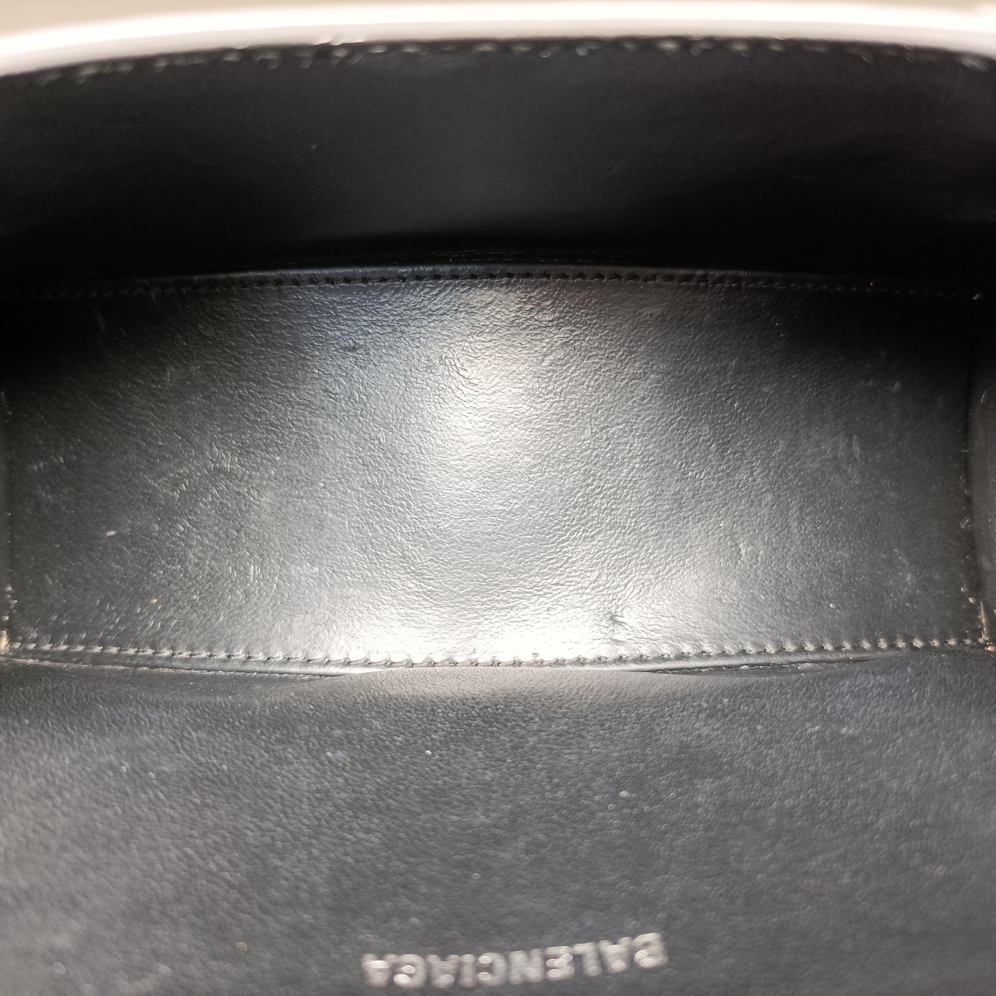 Secondhand Balenciaga Hourglass XS Silver leather  shoulderbag | stylenewstar