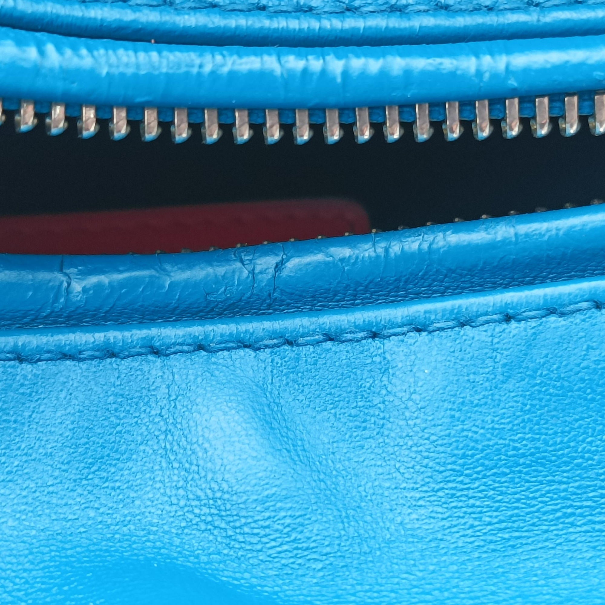 Vintage Christian Dior Lady Dior Navy×Pink×Light Blue lambskin  handbag | stylenewstar