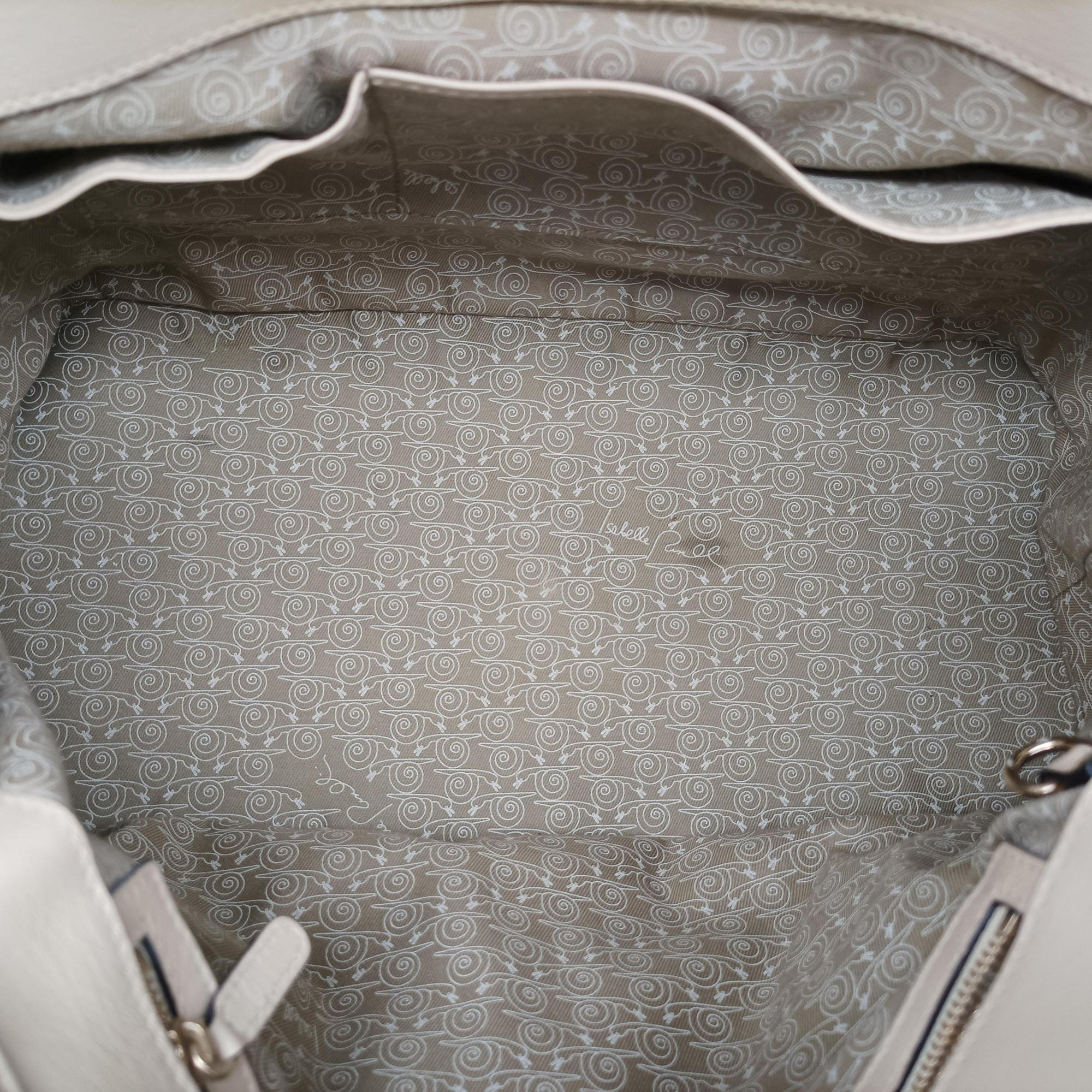 Vintage Bvlgari Isabella Rossellini ivory Leather  shoulderbag | stylenewstar