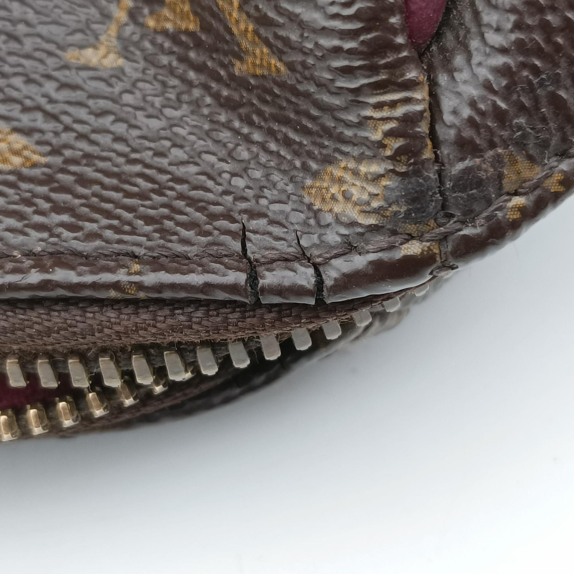 Vintage Louis Vuitton RETIRO PM Brown × AURORE Monogram Canvas×calf leather M40545 shoulderbag | stylenewstar