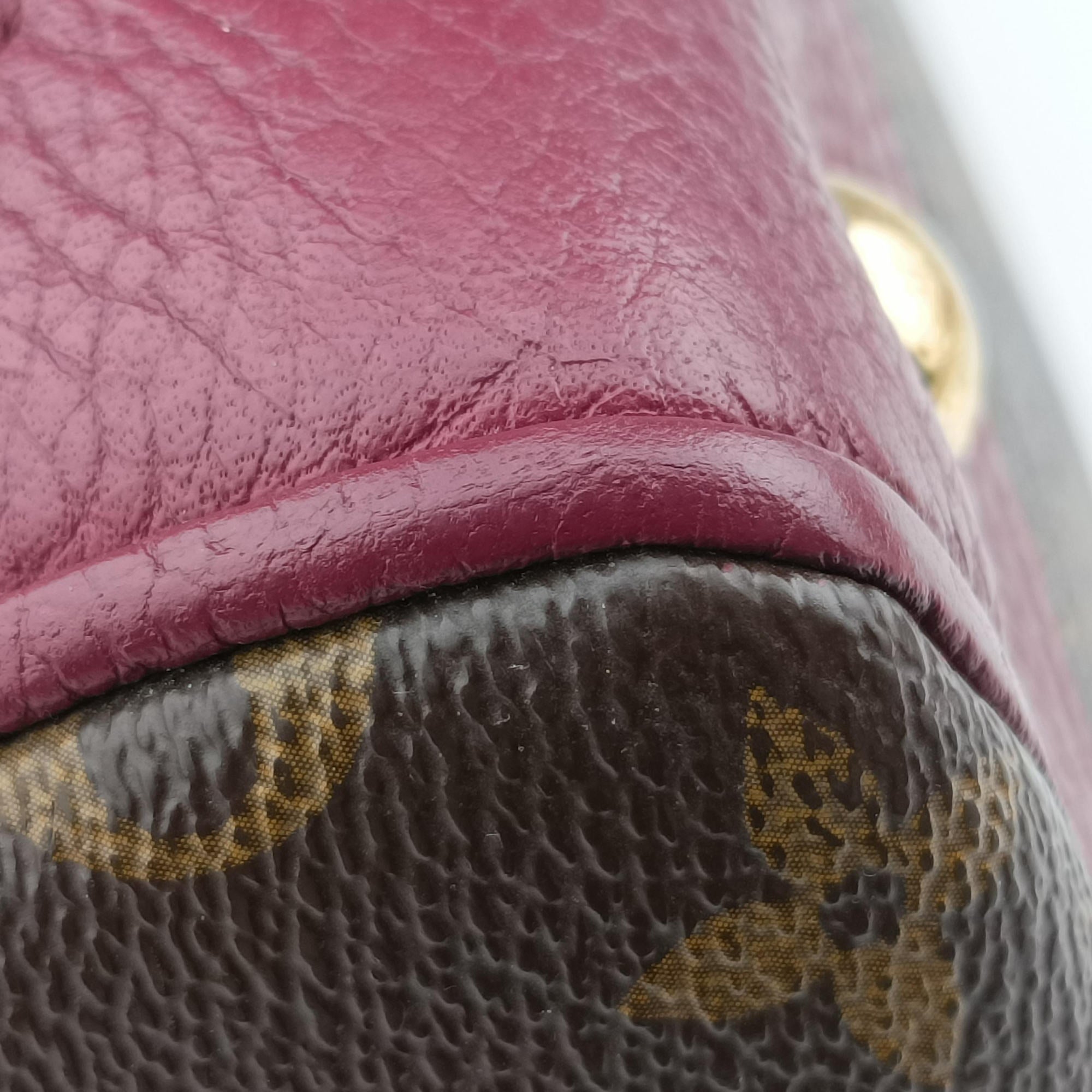 Vintage Louis Vuitton RETIRO PM Brown × AURORE Monogram Canvas×calf leather M40545 shoulderbag | stylenewstar