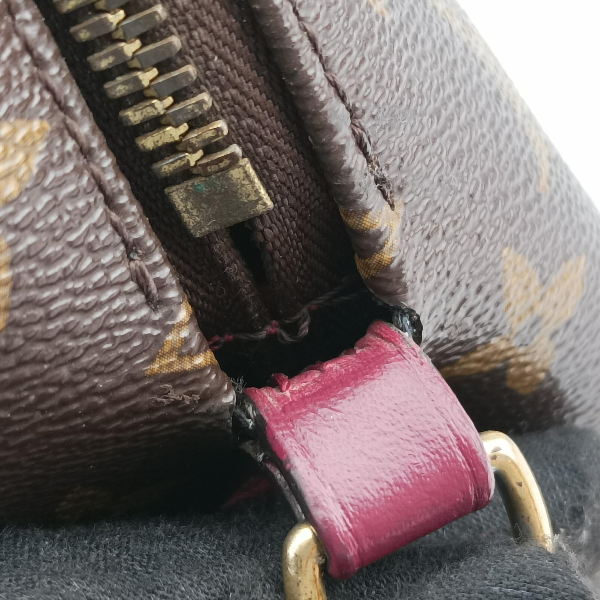 Vintage Louis Vuitton RETIRO PM Brown × AURORE Monogram Canvas×calf leather M40545 shoulderbag | stylenewstar