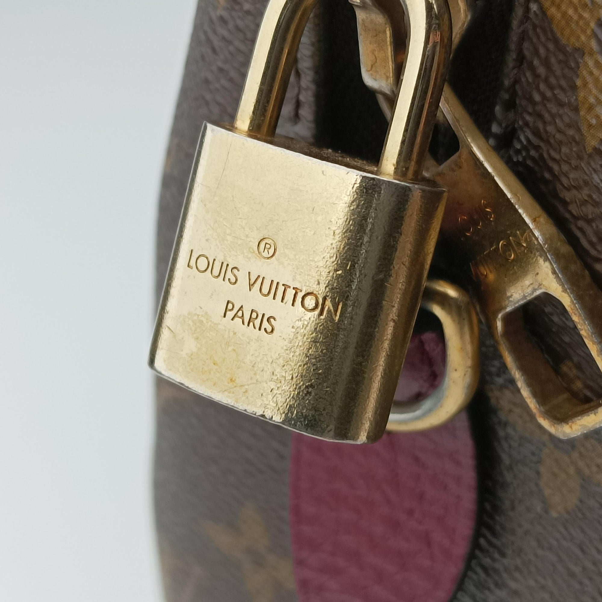 Vintage Louis Vuitton RETIRO PM Brown × AURORE Monogram Canvas×calf leather M40545 shoulderbag | stylenewstar