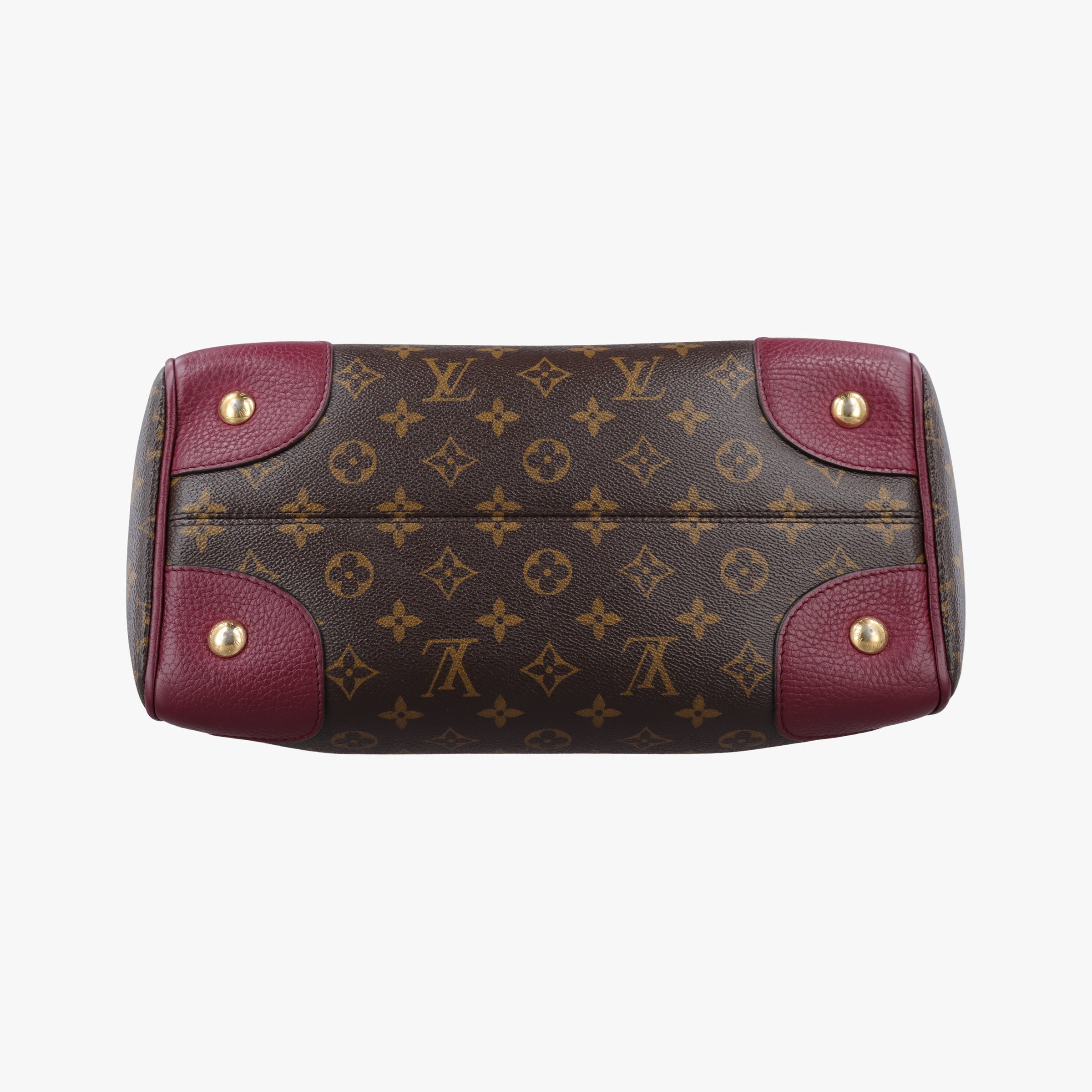 Vintage Louis Vuitton RETIRO PM Brown × AURORE Monogram Canvas×calf leather M40545 shoulderbag | stylenewstar