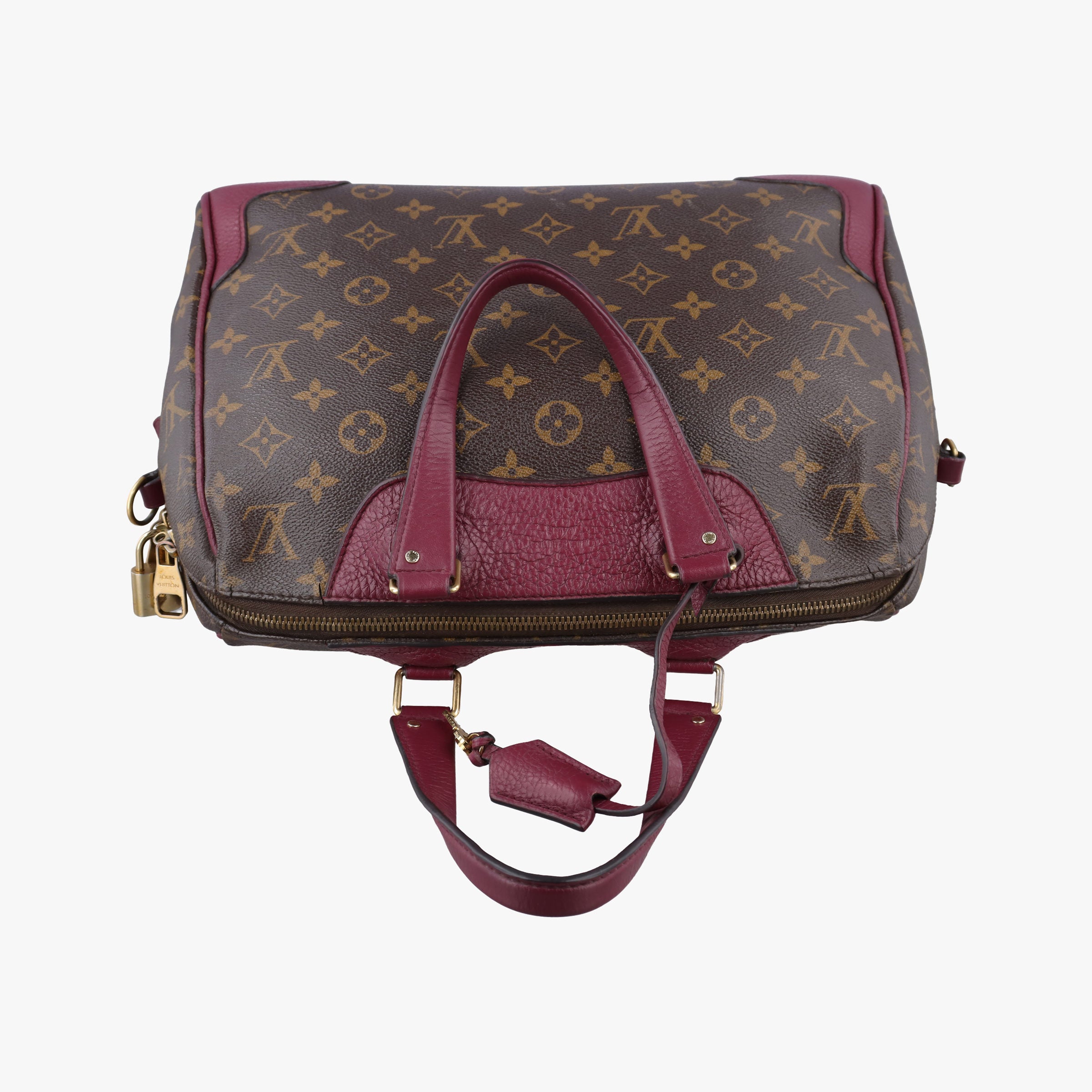 Vintage Louis Vuitton RETIRO PM Brown × AURORE Monogram Canvas×calf leather M40545 shoulderbag | stylenewstar