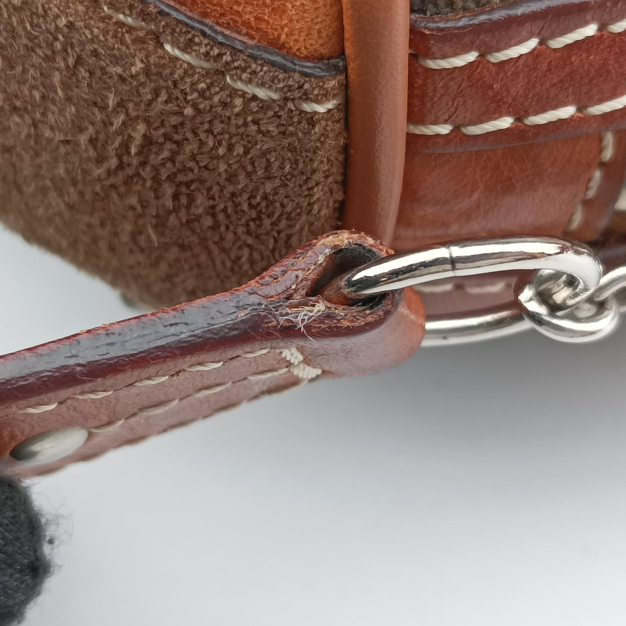 Pre-owned Christian Dior Trotter Romantique  Bow Brown×Multicolour PVC coated canvas×Leather  handbag | stylenewstar