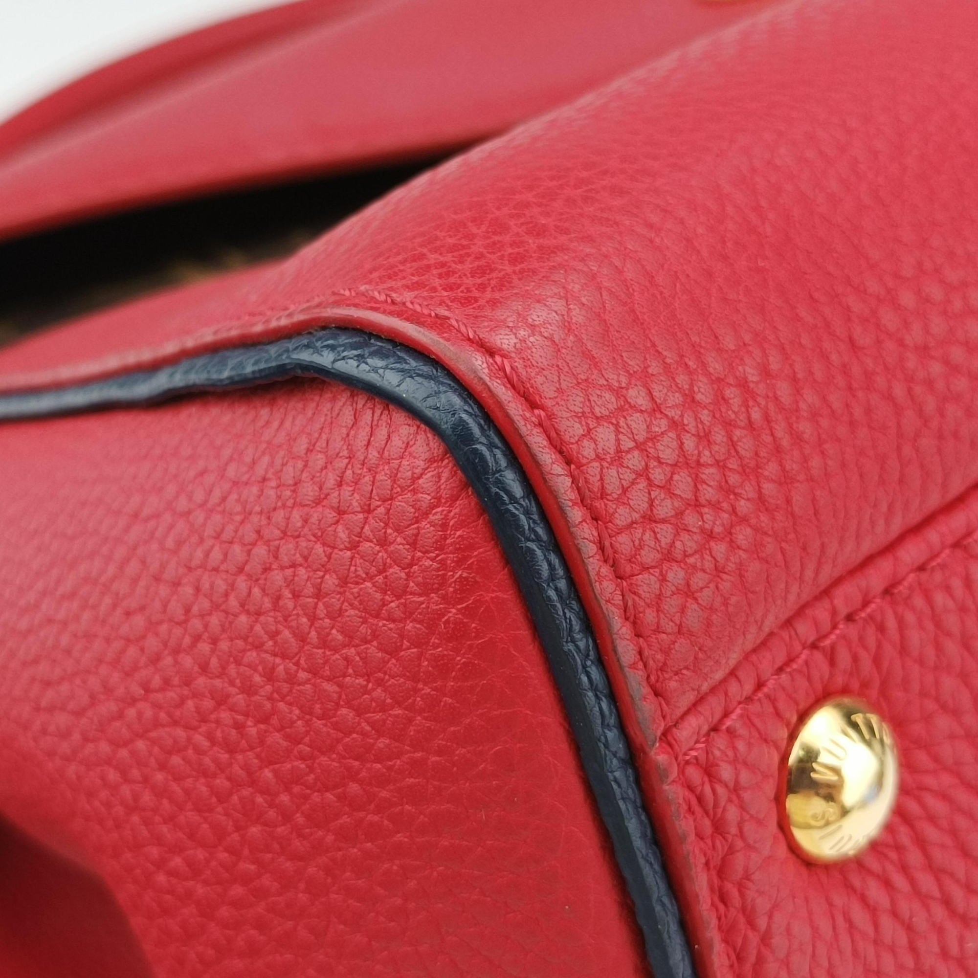 Pre-owned Louis Vuitton DOUBLE V ruby Monogram Canvas ácalf leather M54624 shoulderbag | stylenewstar