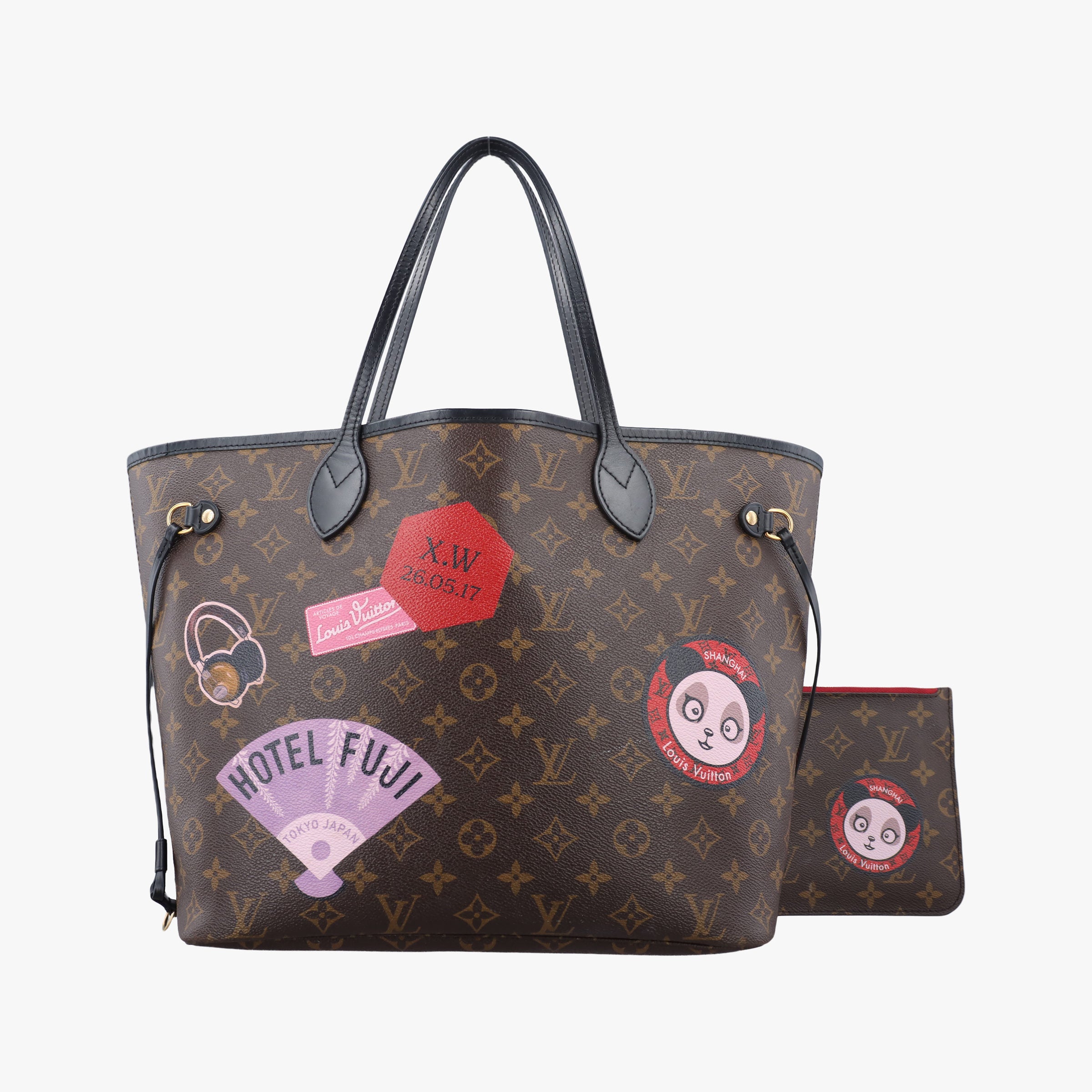 Vintage Louis Vuitton World Tour Neverfull MM Monogram Brown Monogram Canvas M42844 shoulderbag | stylenewstar