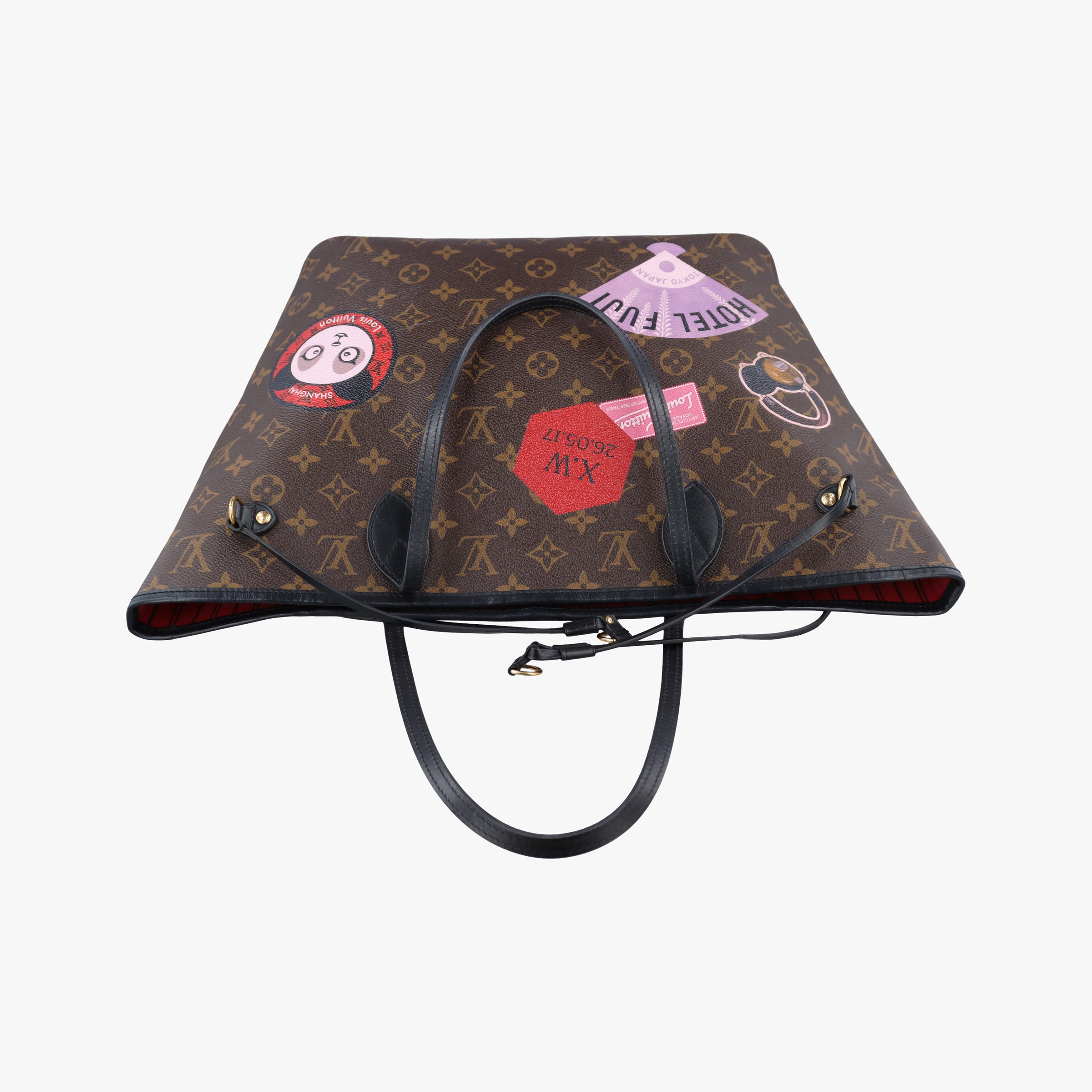 Vintage Louis Vuitton World Tour Neverfull MM Monogram Brown Monogram Canvas M42844 shoulderbag | stylenewstar