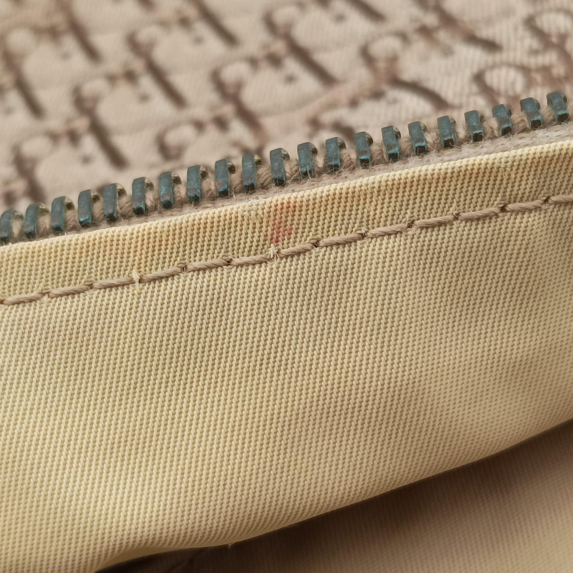 Secondhand Christian Dior Street Chic Beige×Camel canvasxleather  shoulderbag | stylenewstar