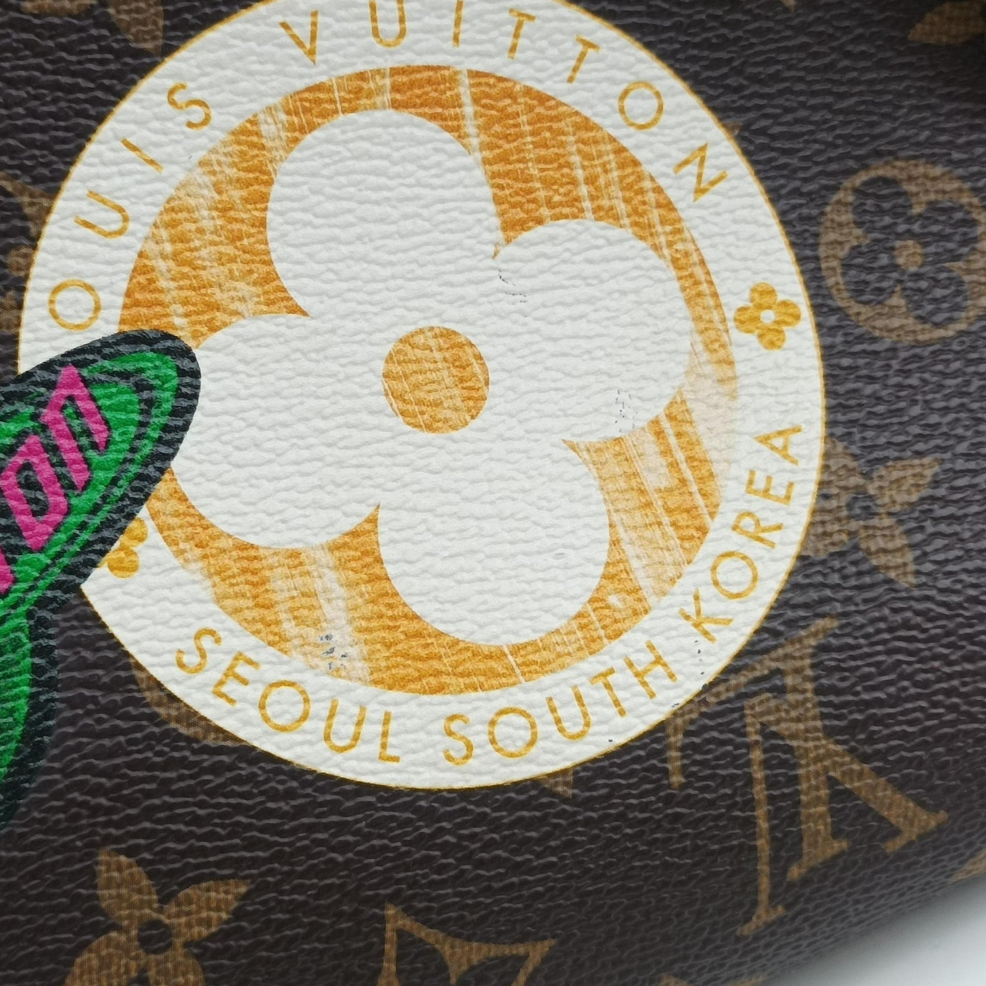 Pre-owned Louis Vuitton World Tour Edition Speedy Bandouliere 30 Brown×multi Monogram Canvas  shoulderbag | stylenewstar