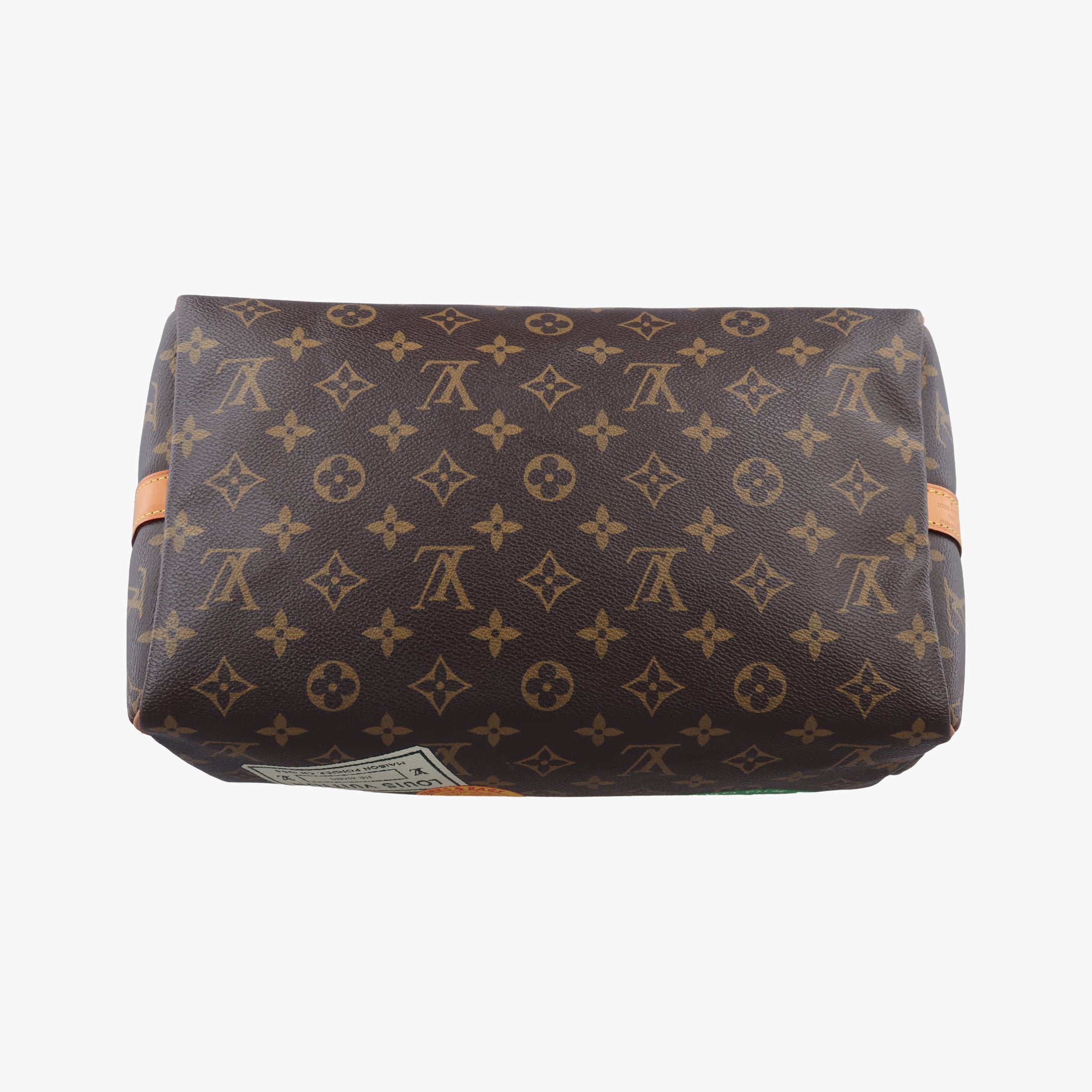 Pre-owned Louis Vuitton World Tour Edition Speedy Bandouliere 30 Brown×multi Monogram Canvas  shoulderbag | stylenewstar