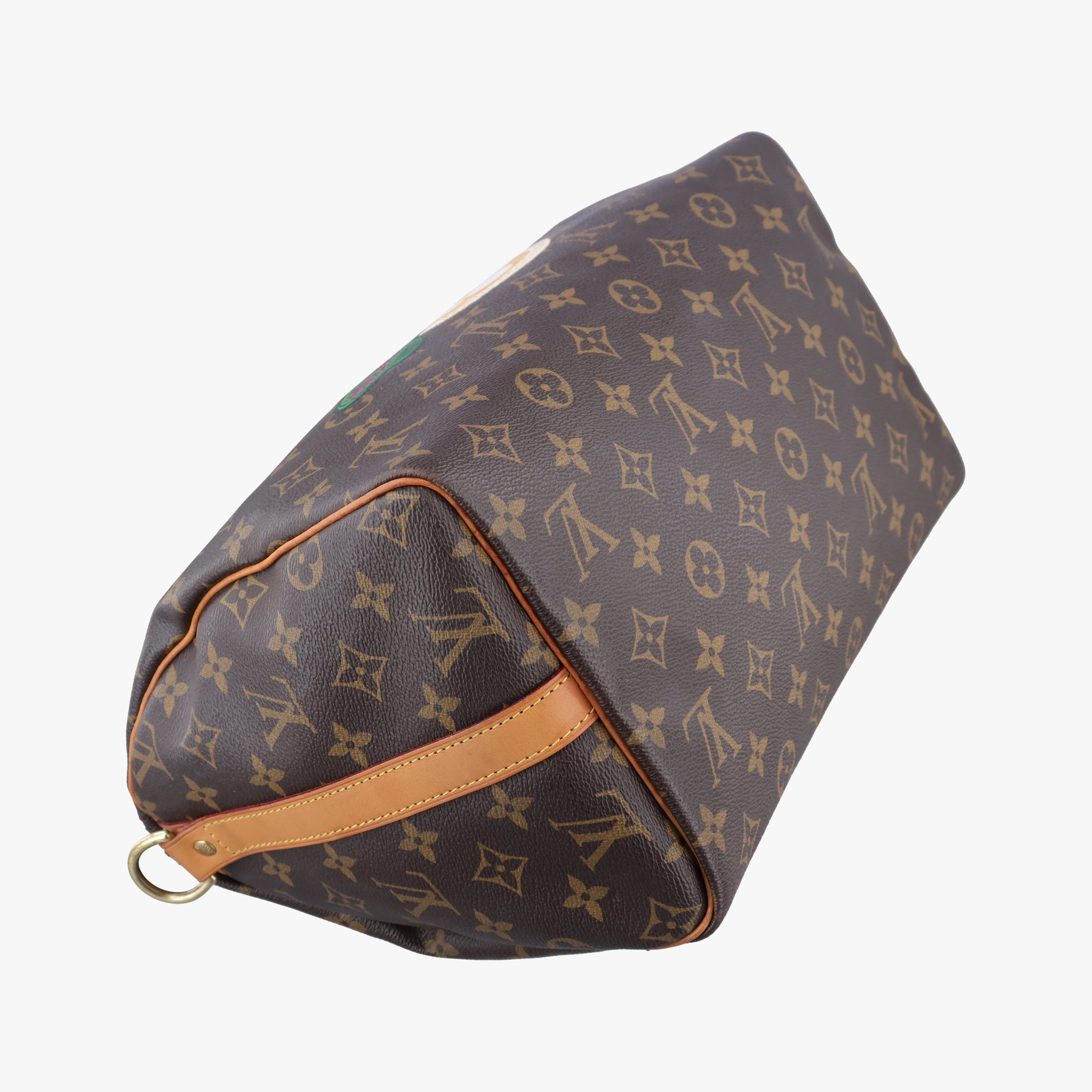 Pre-owned Louis Vuitton World Tour Edition Speedy Bandouliere 30 Brown×multi Monogram Canvas  shoulderbag | stylenewstar