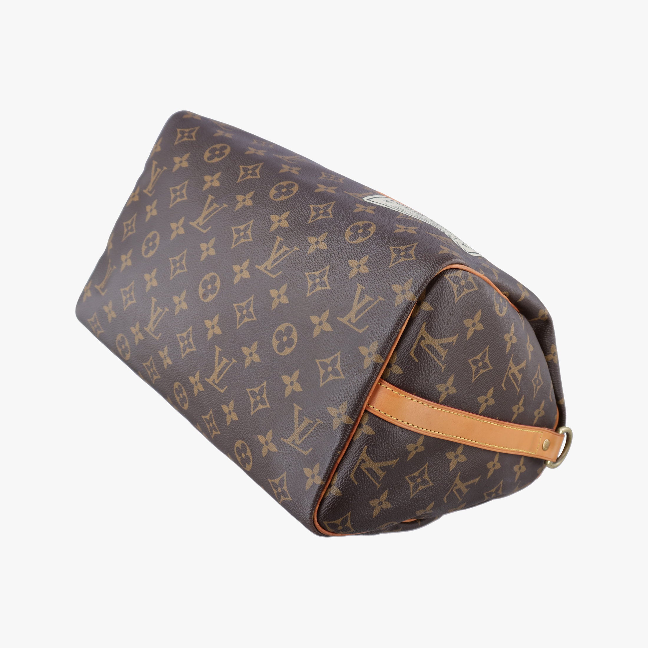 Pre-owned Louis Vuitton World Tour Edition Speedy Bandouliere 30 Brown×multi Monogram Canvas  shoulderbag | stylenewstar