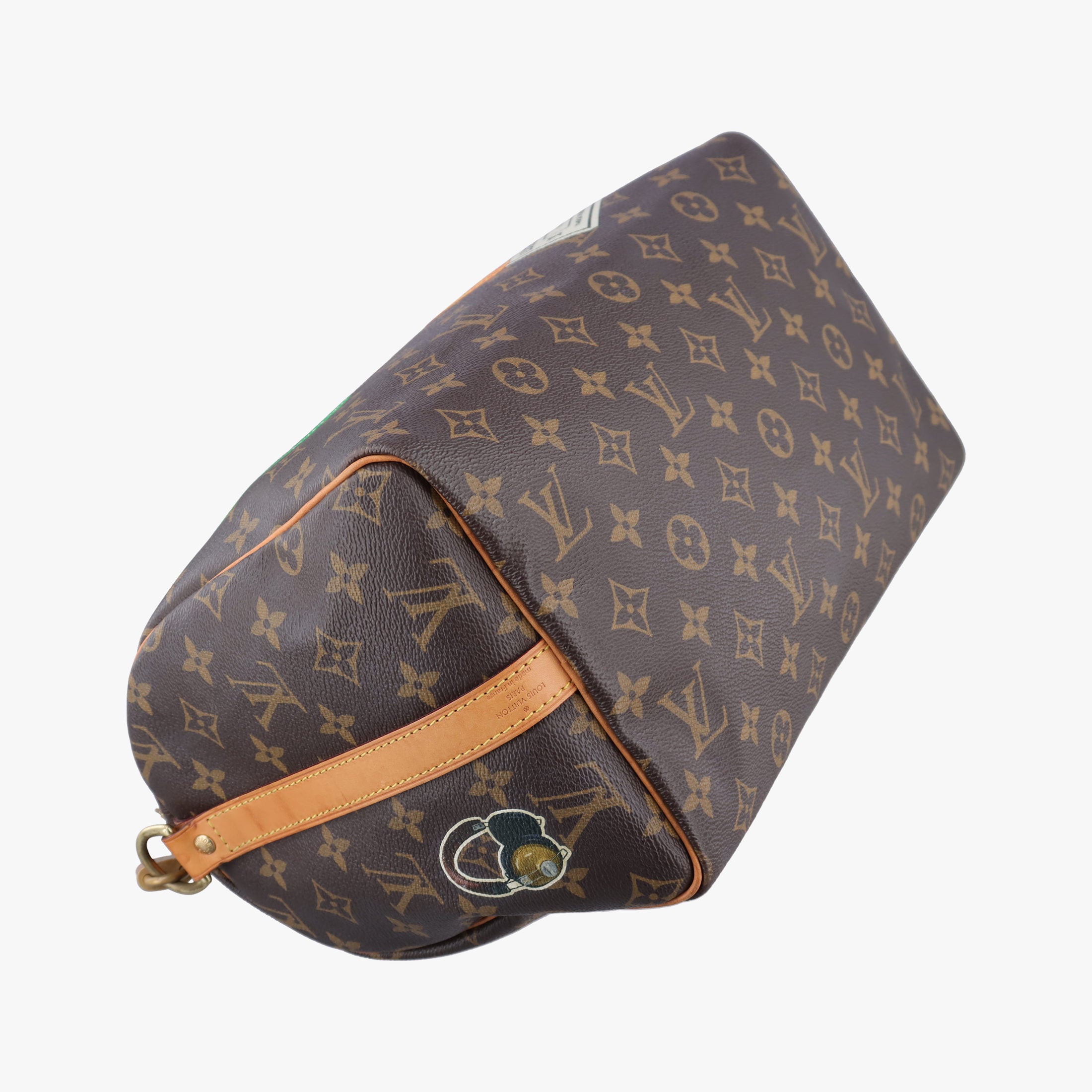 Pre-owned Louis Vuitton World Tour Edition Speedy Bandouliere 30 Brown×multi Monogram Canvas  shoulderbag | stylenewstar