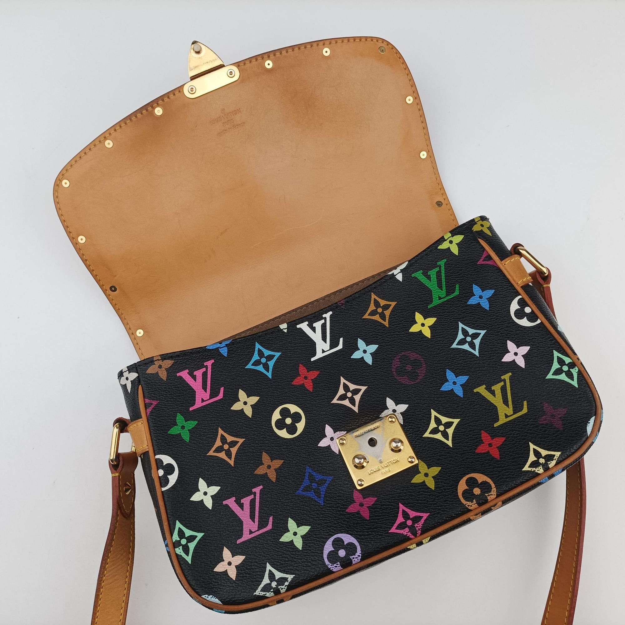 Secondhand Louis Vuitton Sologne Noir Monogram Multicolor M92639 shoulderbag | stylenewstar