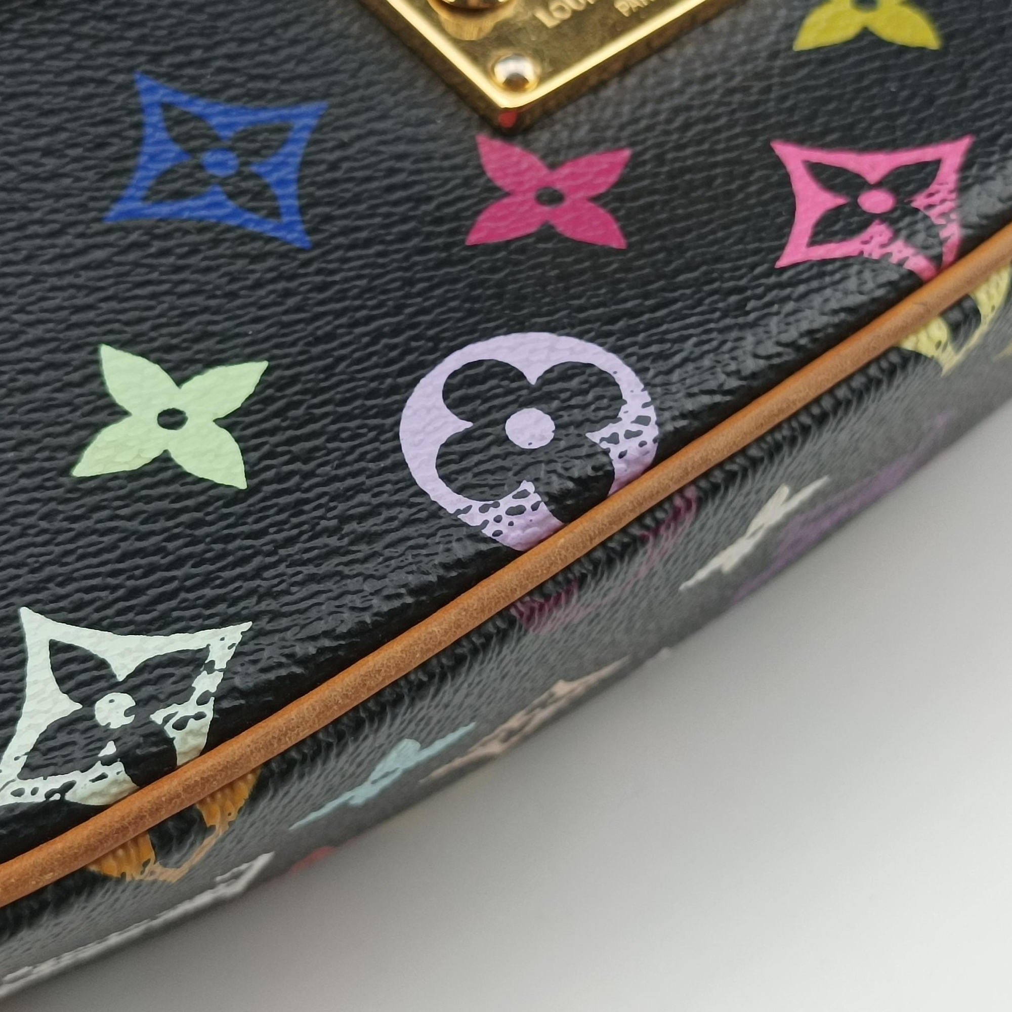 Secondhand Louis Vuitton Sologne Noir Monogram Multicolor M92639 shoulderbag | stylenewstar
