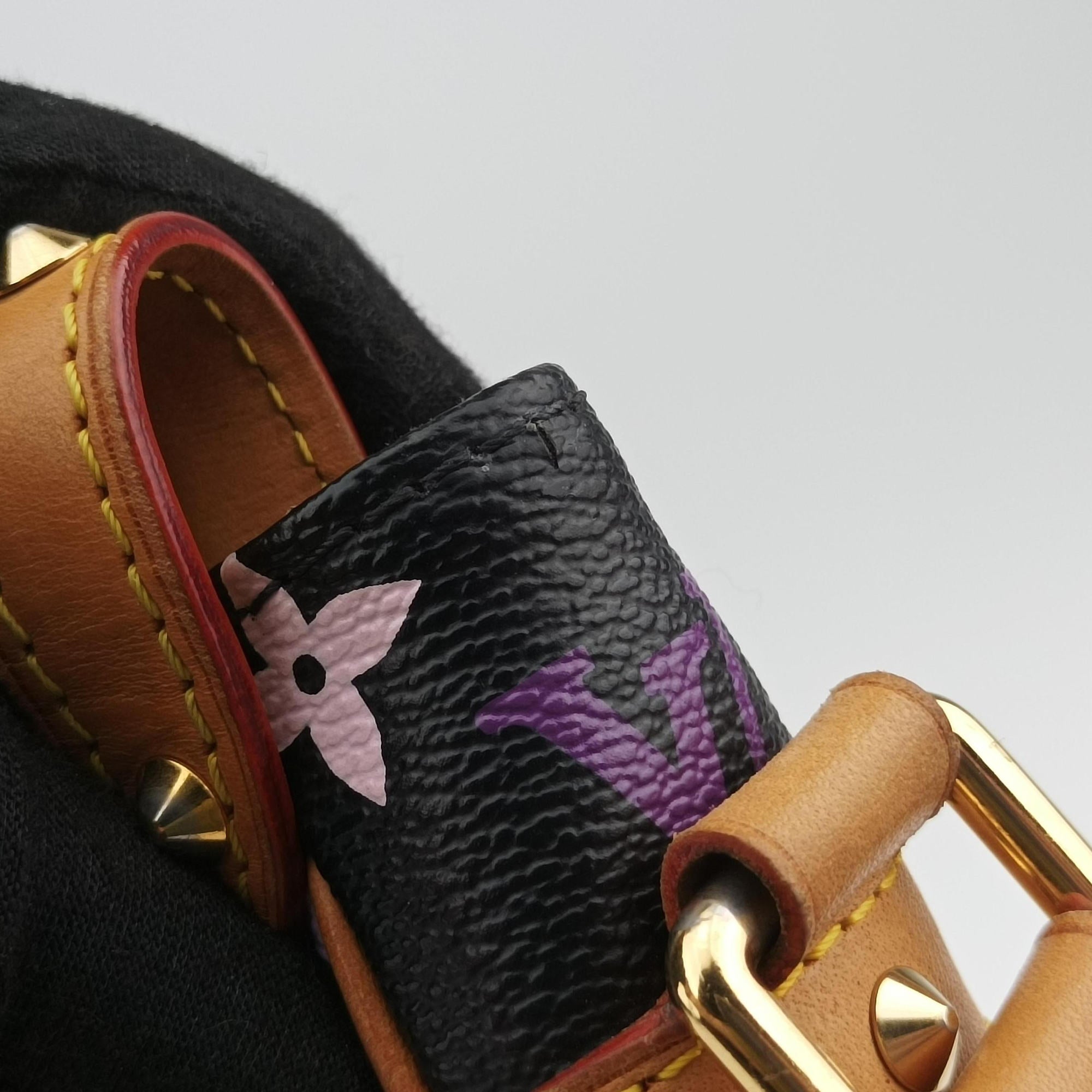 Secondhand Louis Vuitton Sologne Noir Monogram Multicolor M92639 shoulderbag | stylenewstar