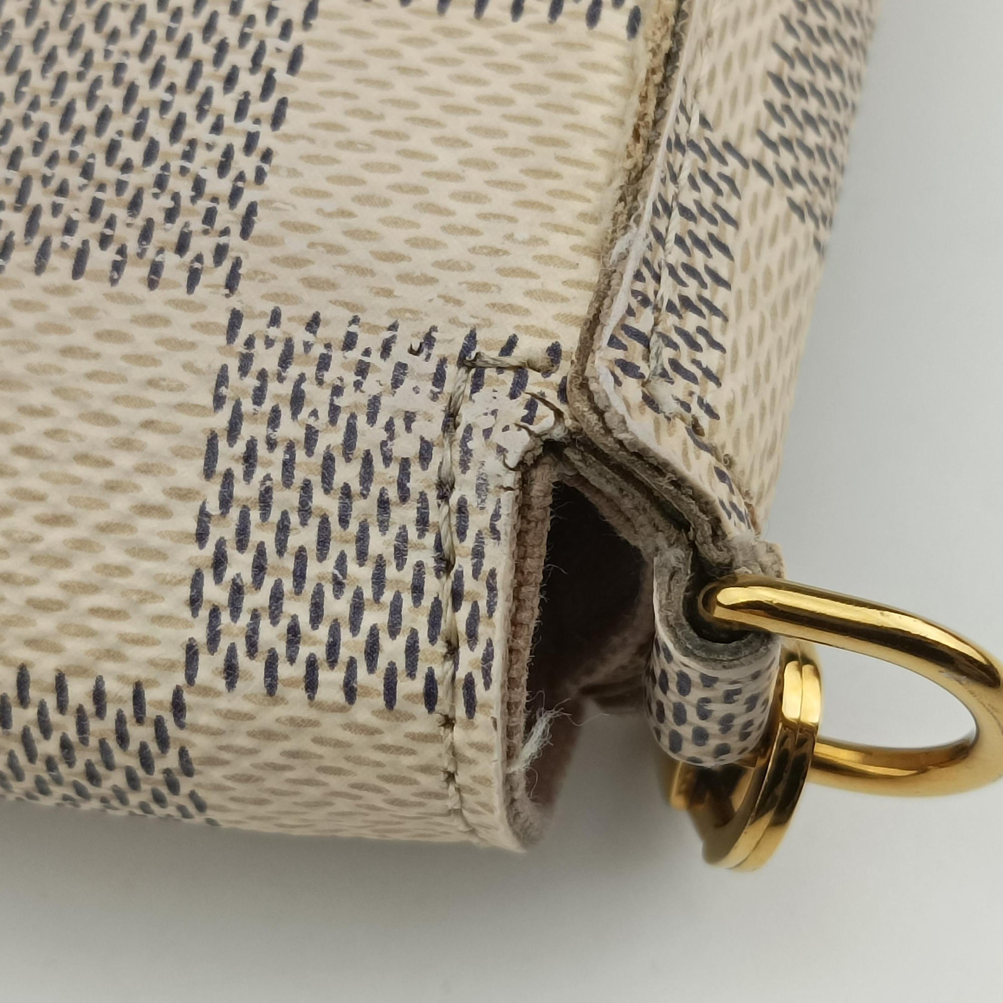 Vintage Louis Vuitton Pochette FéLICIE Azur Damier Canvas N63106 shoulderbag | stylenewstar