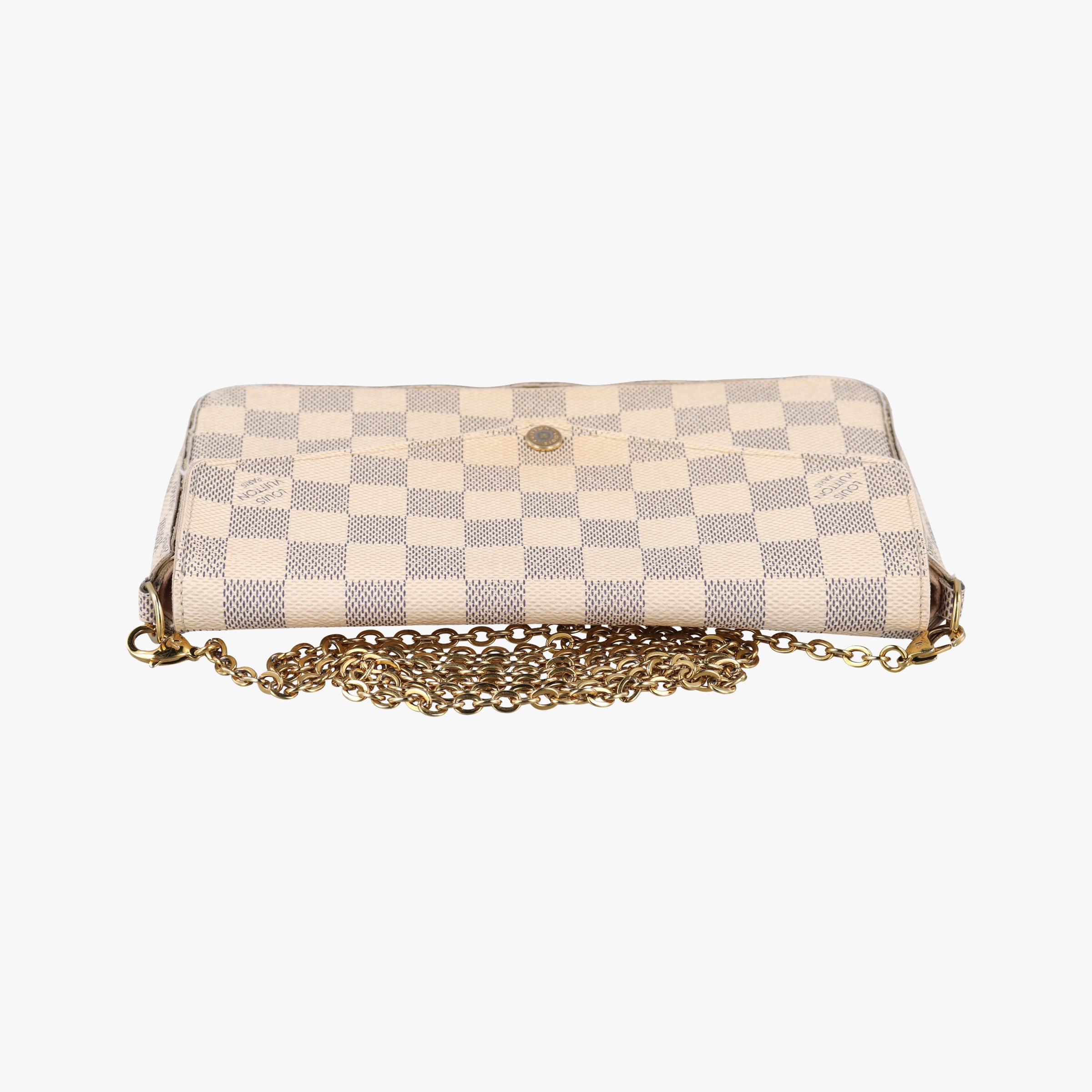 Vintage Louis Vuitton Pochette FéLICIE Azur Damier Canvas N63106 shoulderbag | stylenewstar