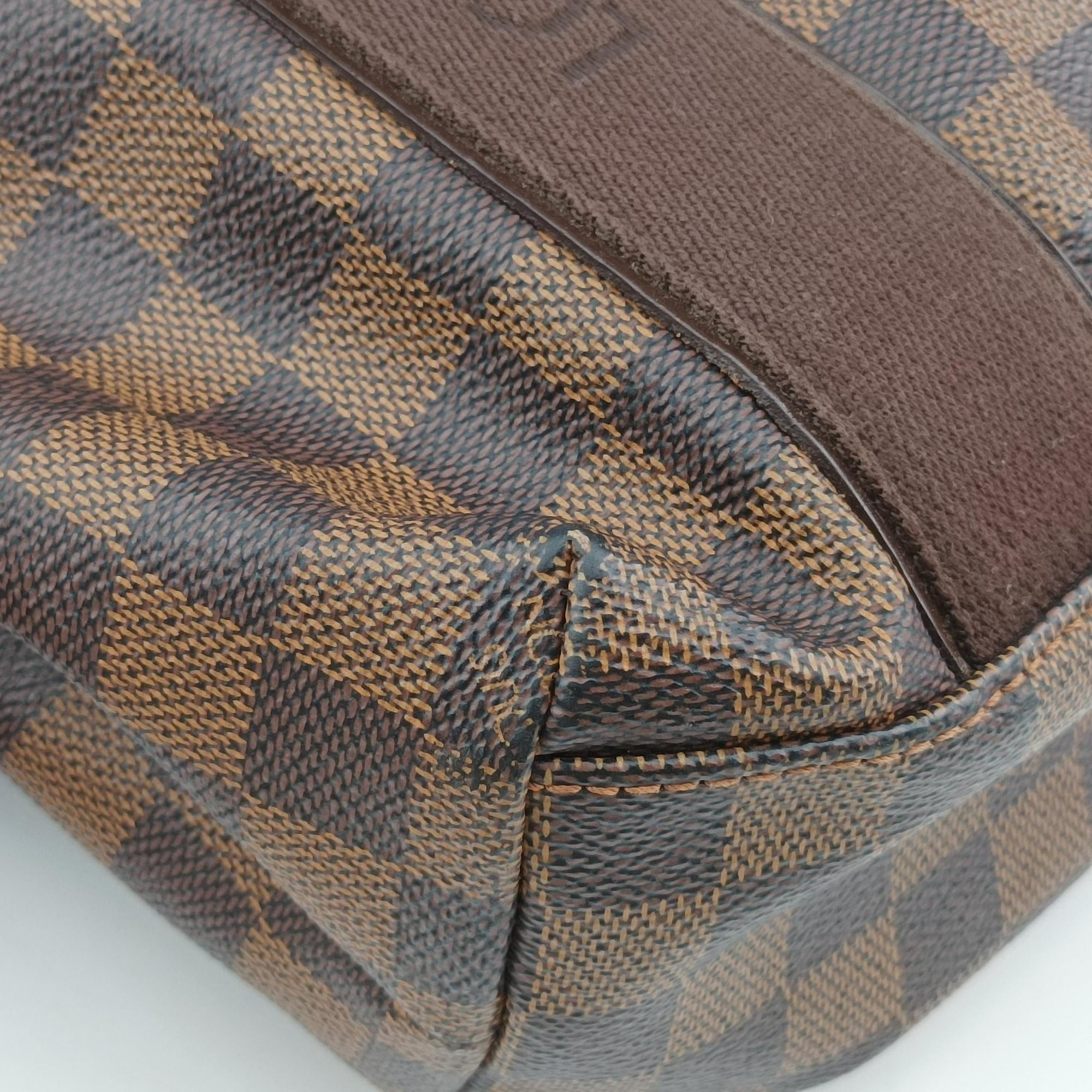 Pre-owned Louis Vuitton Cabas Bobur EBENE Damier Canvas N52006 handbag | stylenewstar