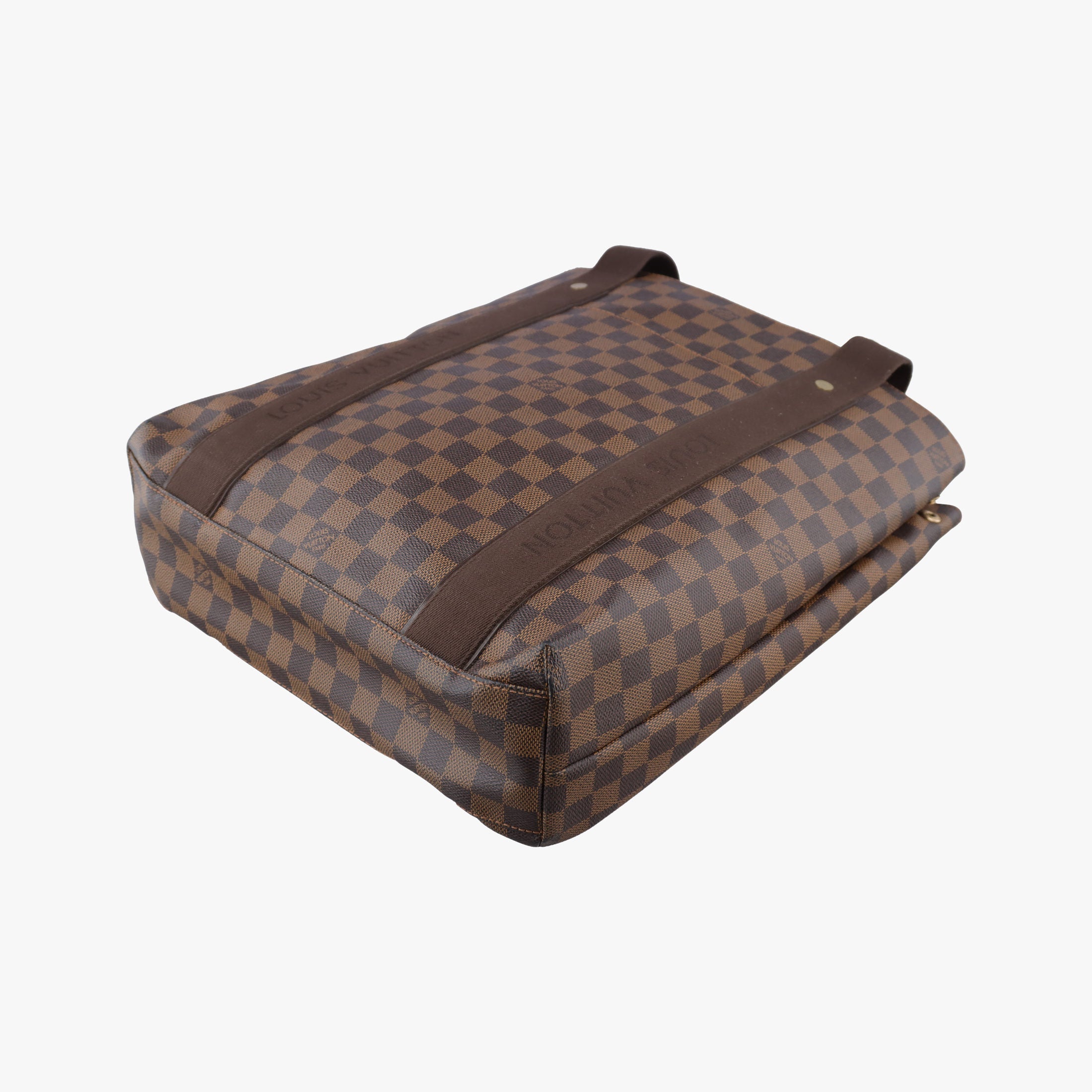 Pre-owned Louis Vuitton Cabas Bobur EBENE Damier Canvas N52006 handbag | stylenewstar