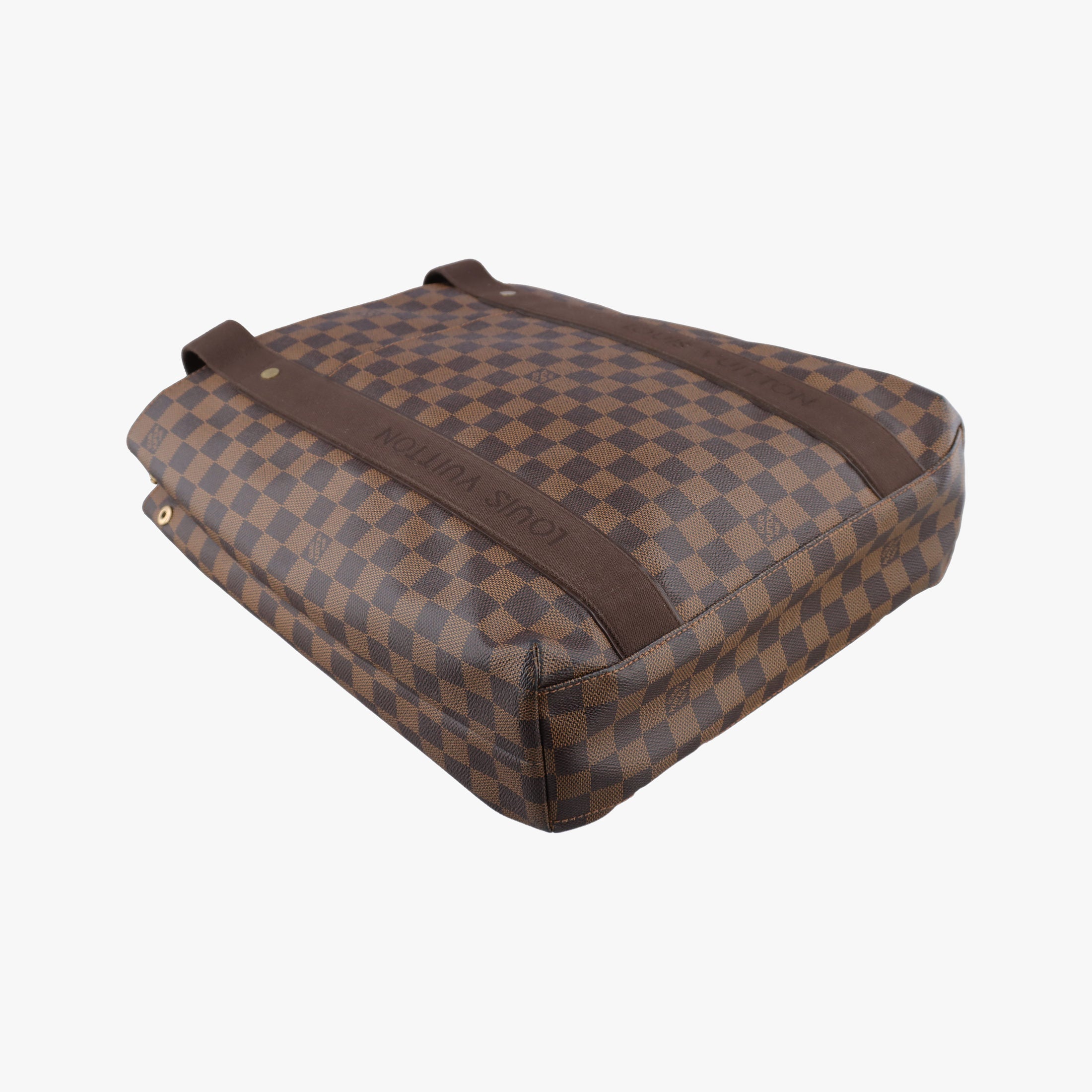 Pre-owned Louis Vuitton Cabas Bobur EBENE Damier Canvas N52006 handbag | stylenewstar