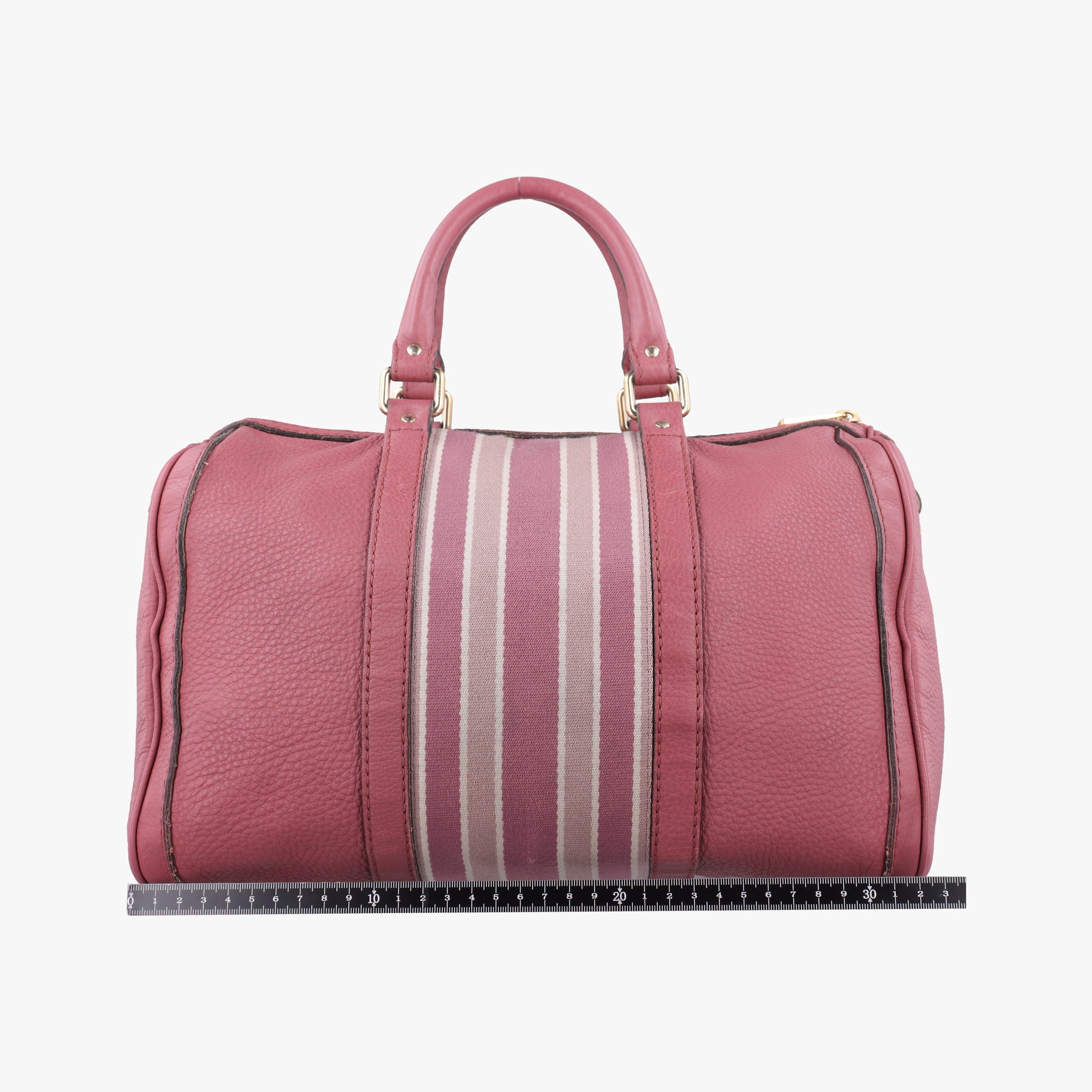 Pre-owned Gucci Sherry Line Pink Leather 247205 shoulderbag | stylenewstar