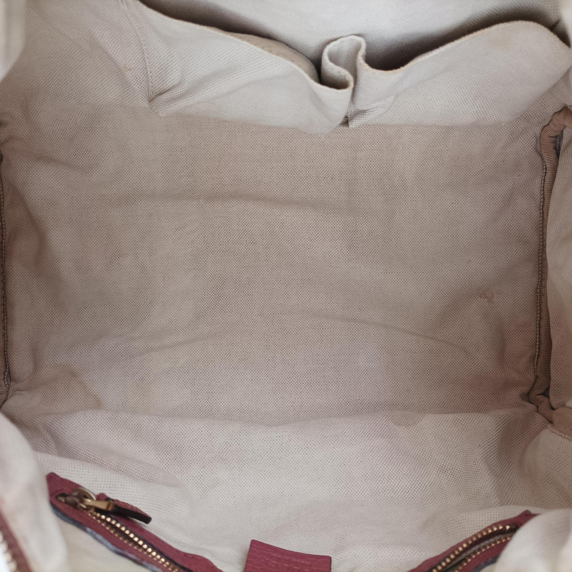 Pre-owned Gucci Sherry Line Pink Leather 247205 shoulderbag | stylenewstar