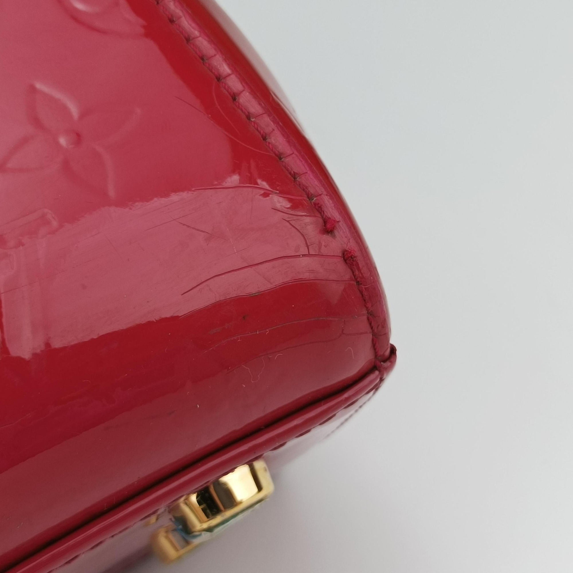 Pre-owned Louis Vuitton Brea MM ROSE INDIEN Vernis M91798 shoulderbag | stylenewstar