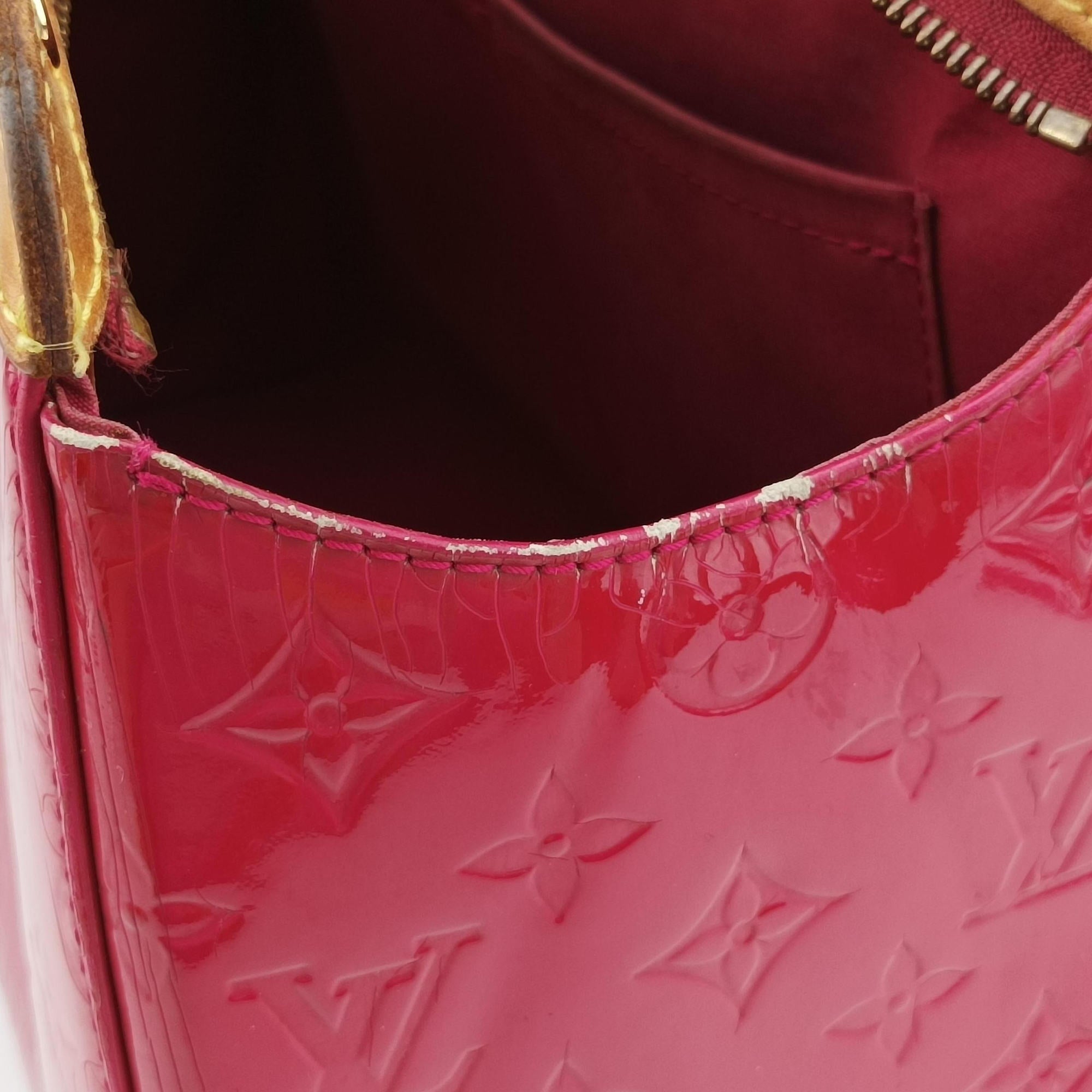 Pre-owned Louis Vuitton Brea MM ROSE INDIEN Vernis M91798 shoulderbag | stylenewstar
