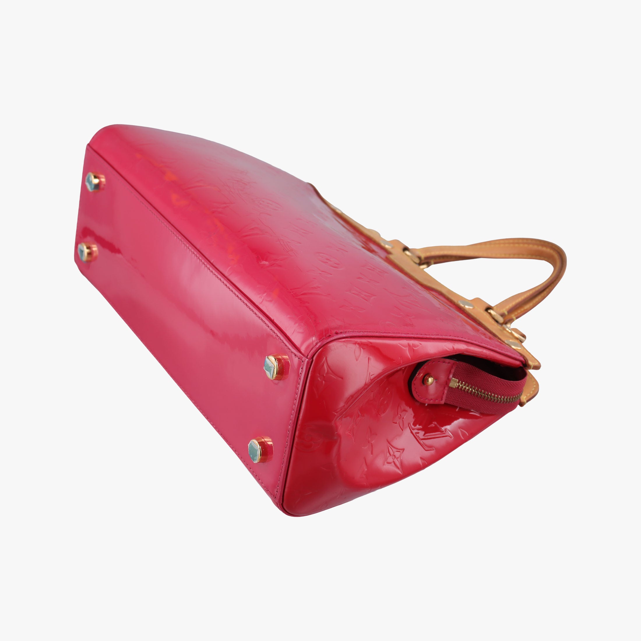 Pre-owned Louis Vuitton Brea MM ROSE INDIEN Vernis M91798 shoulderbag | stylenewstar